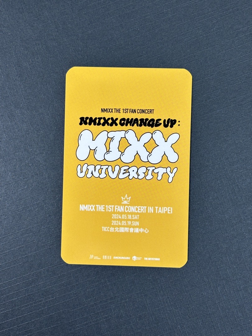 NMIXX THE 1ST FAN CONCERT IN TAIPEI DAY1 入場卡嫄