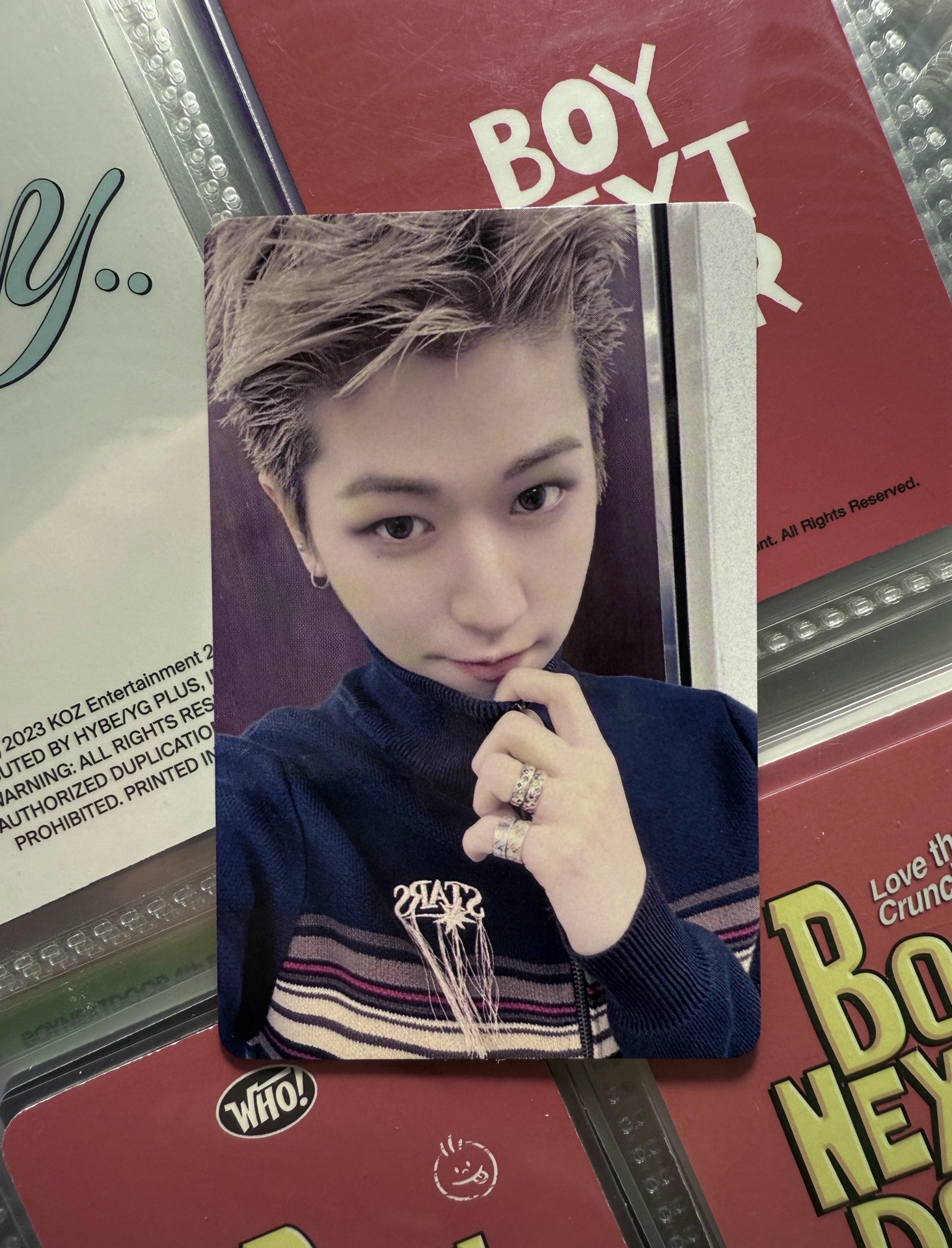 ❇️ No Genre yzy2.0 簽售卡 李常赫