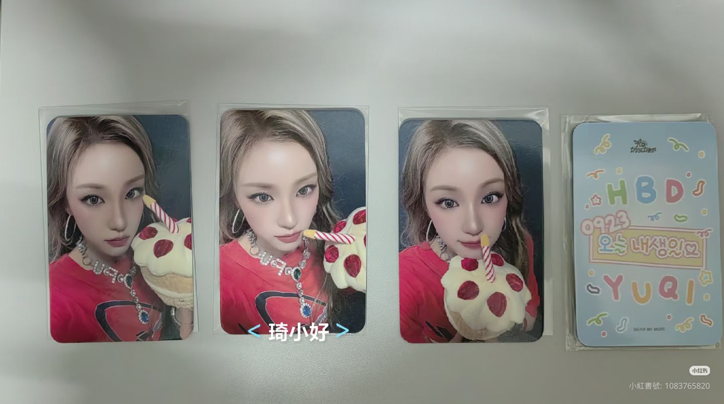 雨琦solo2 dmm生日卡 一套3張