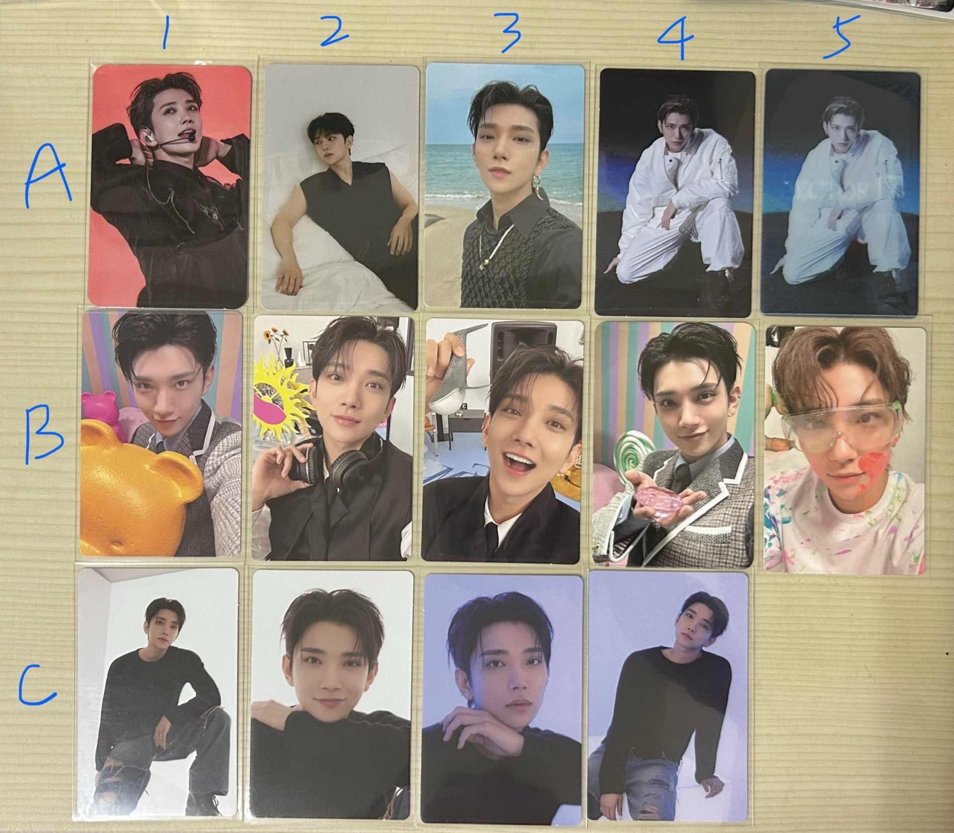 seventeen 洪知秀 Josha 打歌卡 電影卡 精選專 特典 克拉島 回憶錄小卡