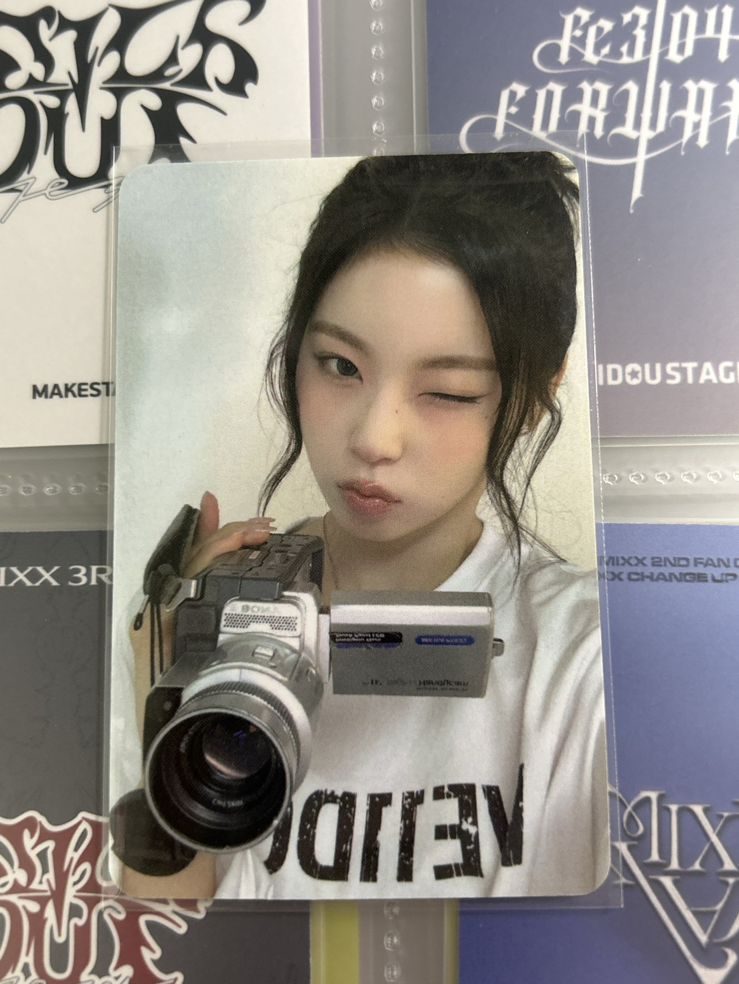 NMIXX sr回憶記事簿中簽圭（中文卡背）