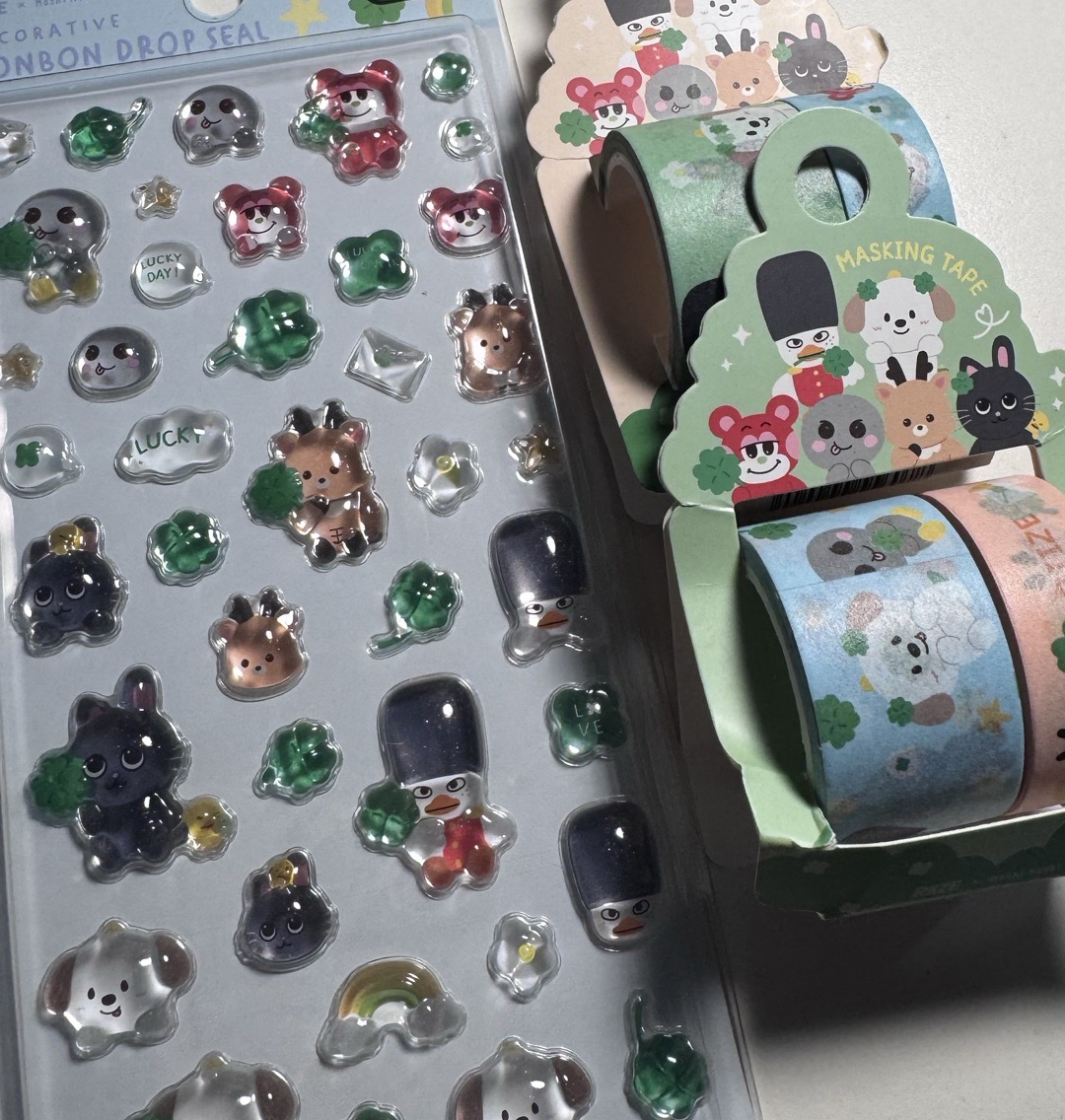 出 多買的RIIZE泰國聯名快閃 立體貼紙+紙膠帶