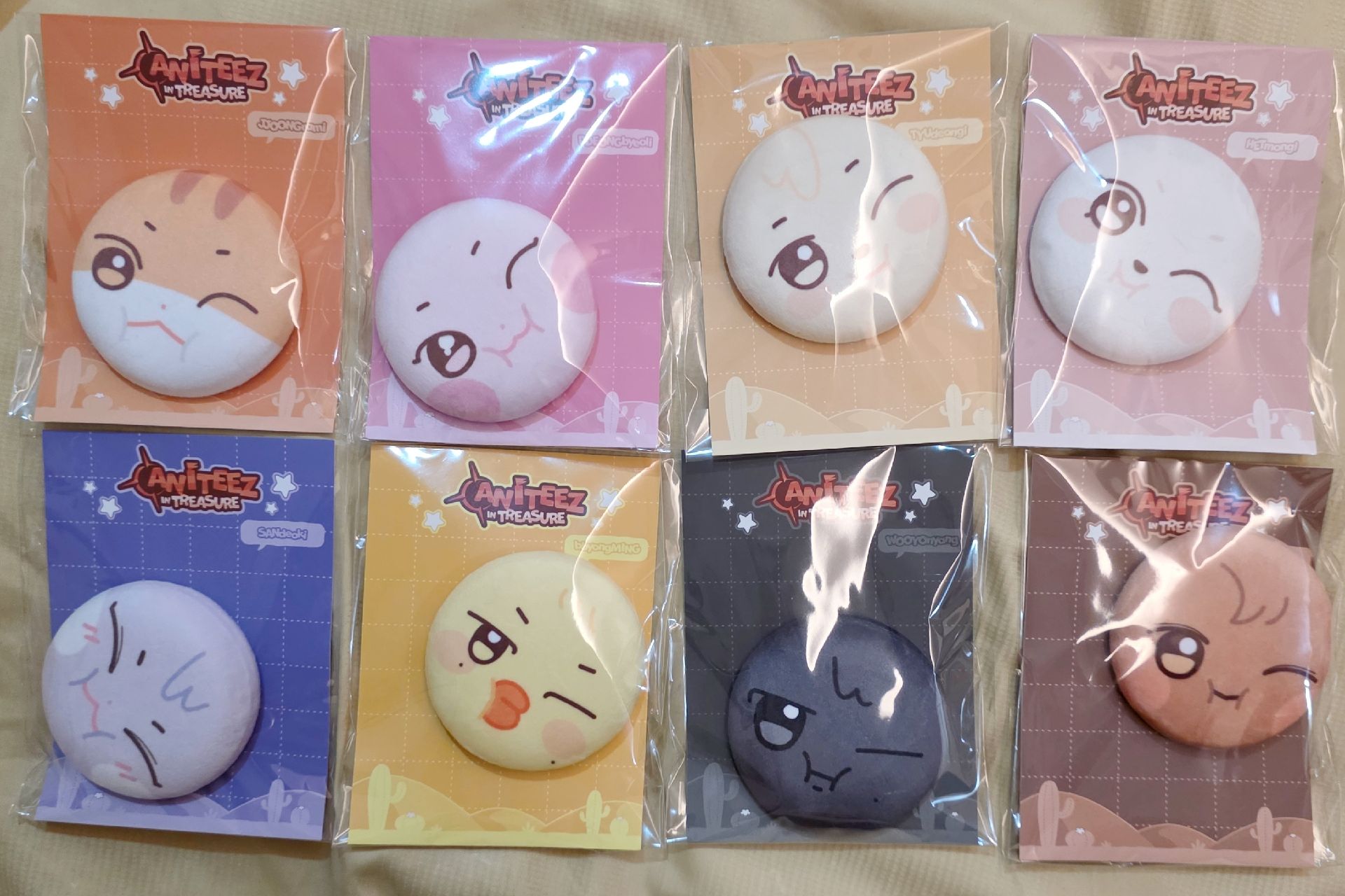 ANITEEZ IN TREASURE SOFT CAN BADGE 日本限定麻糬徽章