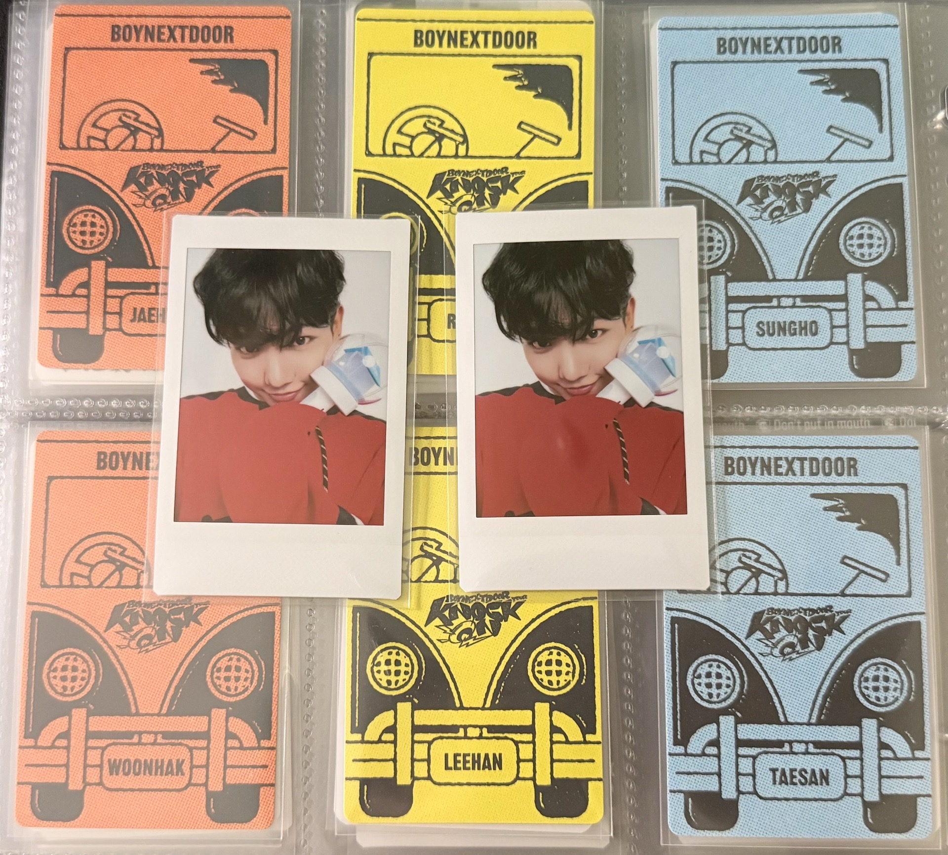 Knock On 巡迴 隨機卡 拍立得 手燈 3