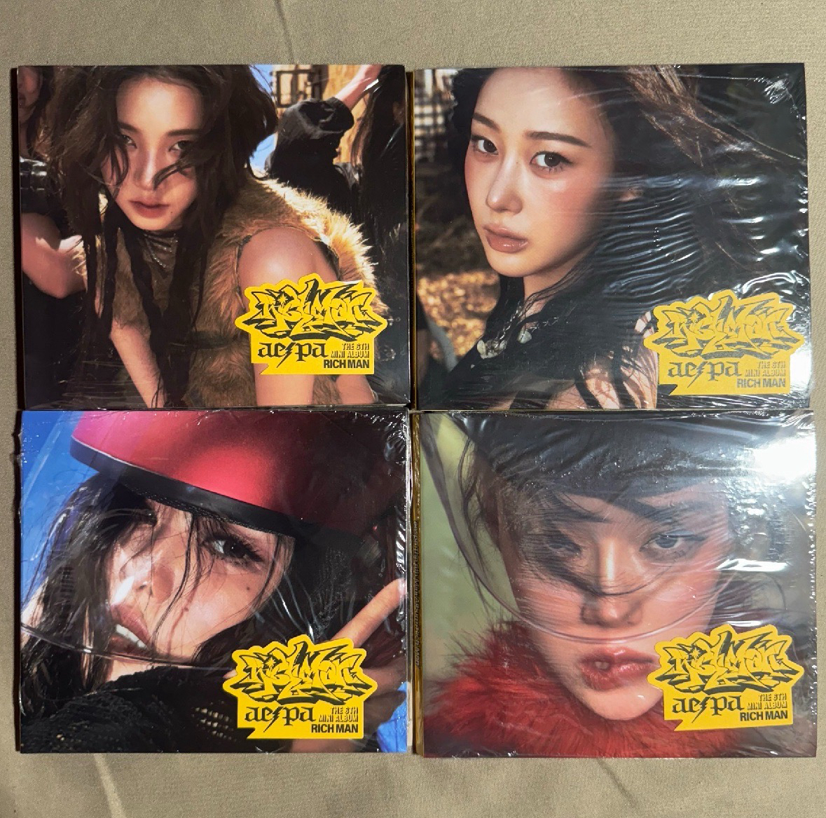 aespa rich man brust 未拆專一套