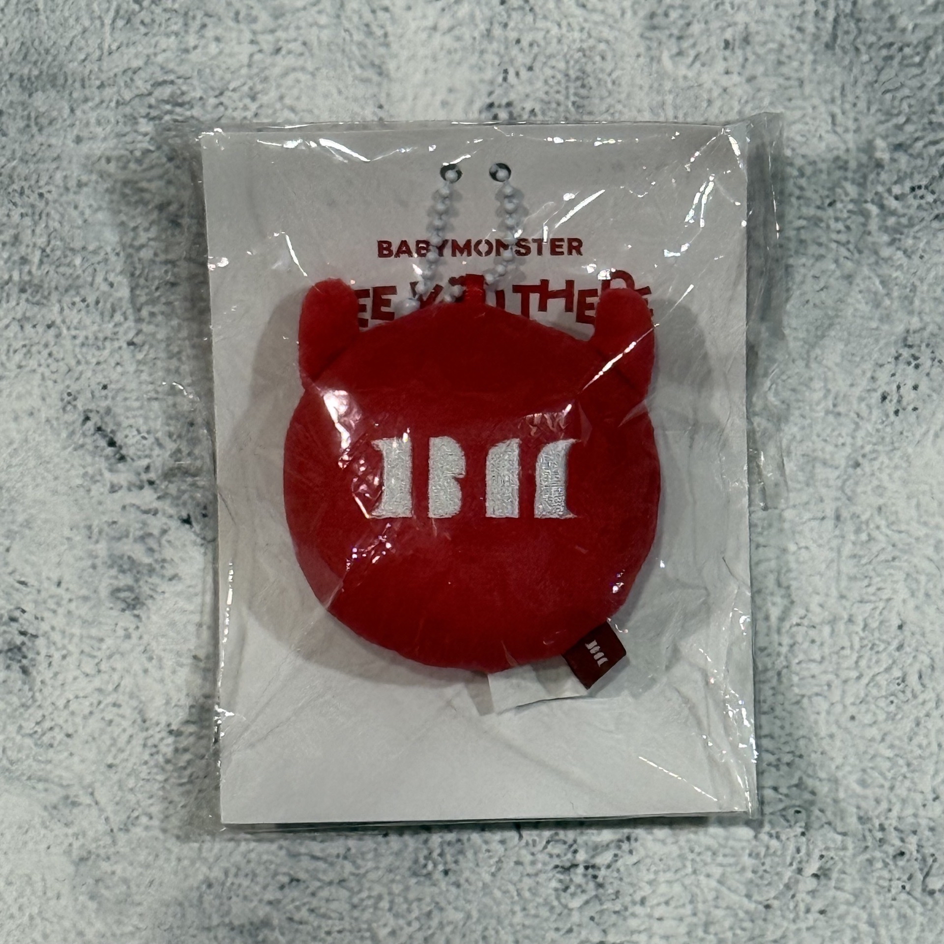 BABYMONSTER｜[SEEYOUTHERE] HORN EMOJI PLUSH KEYRING 絨毛鑰匙圈