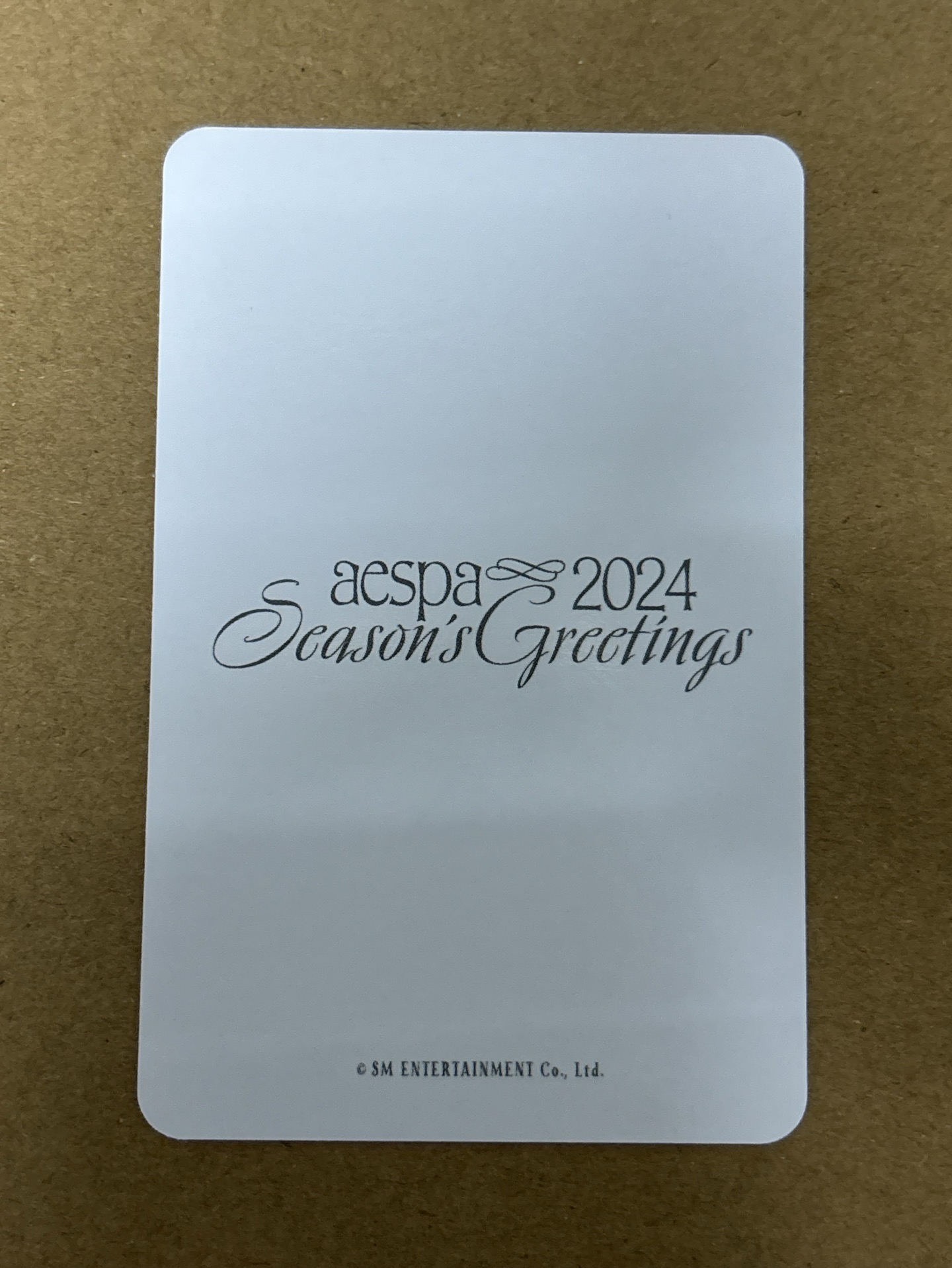 aespa Karina 柚子 2024年曆 年曆卡 20固配柚