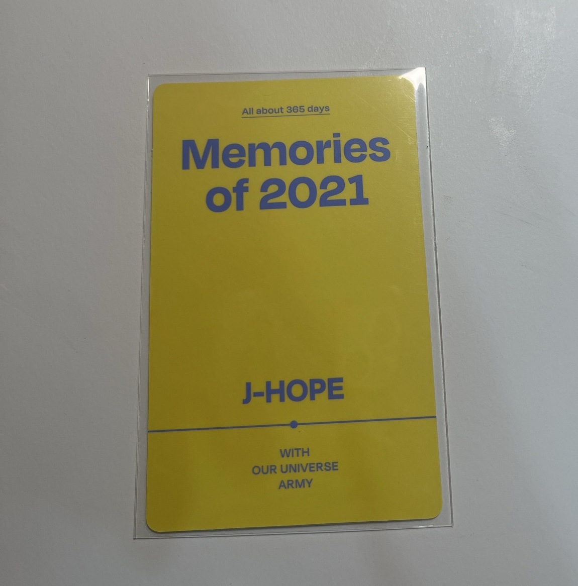 2021回憶錄藍光 j-hope