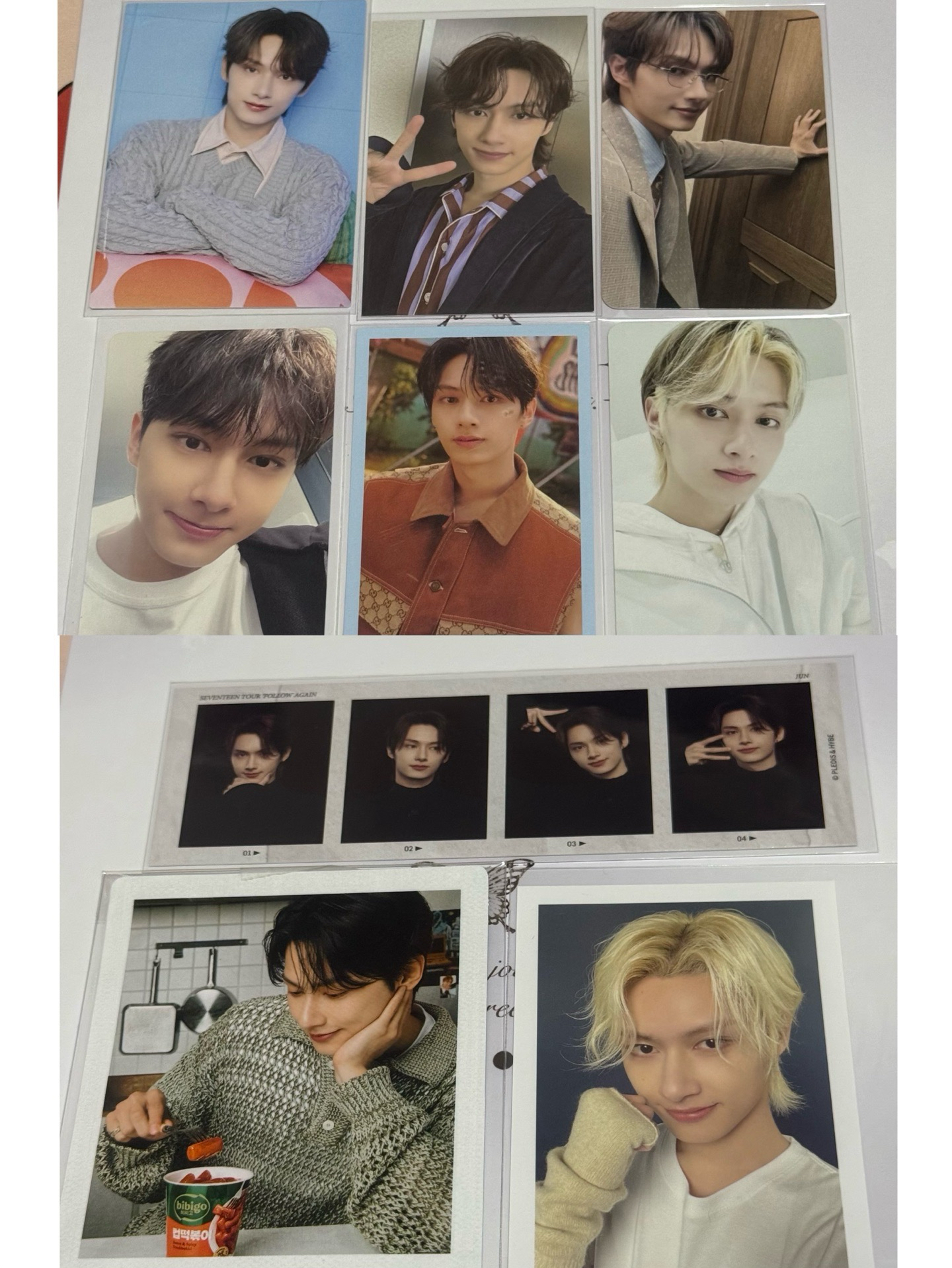 俊 𝐉𝐔𝐍 專輯卡+衛衣卡+DVD / CD 卡+襯衫卡+鐵盒卡+人生四格