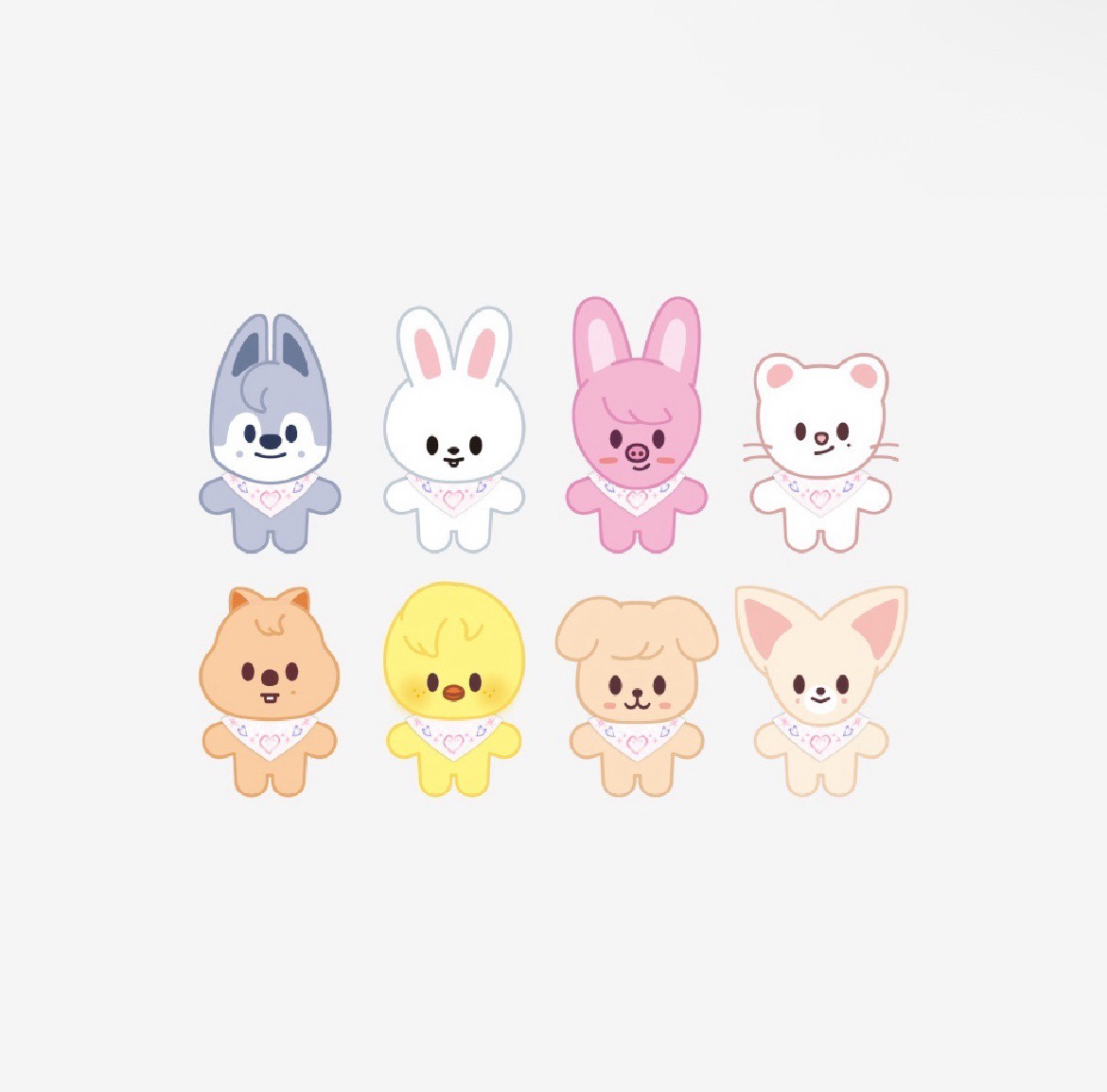 SKZOO 飯咪口水巾娃 PLUSH 10CM Ver.