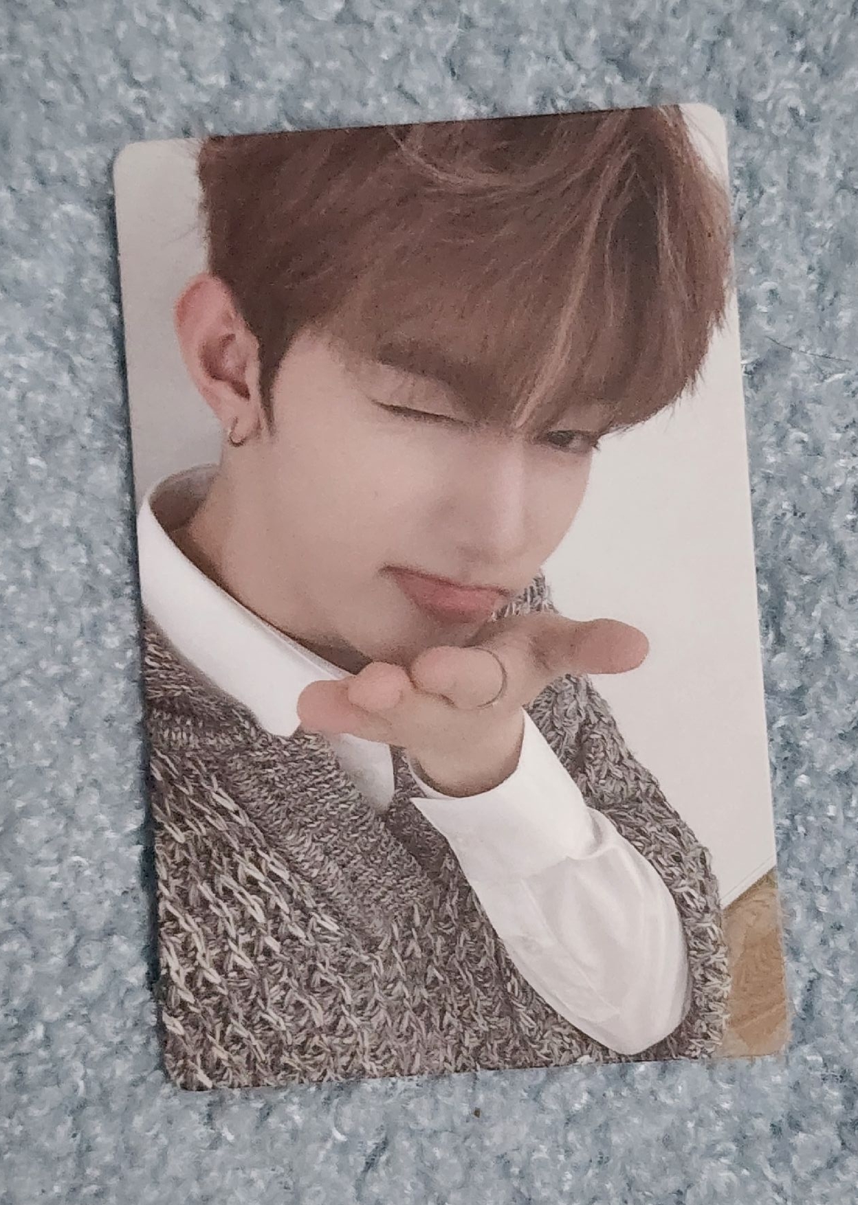 迷三 Plus Chat 特典卡 眨眼手指 ver. - 昊