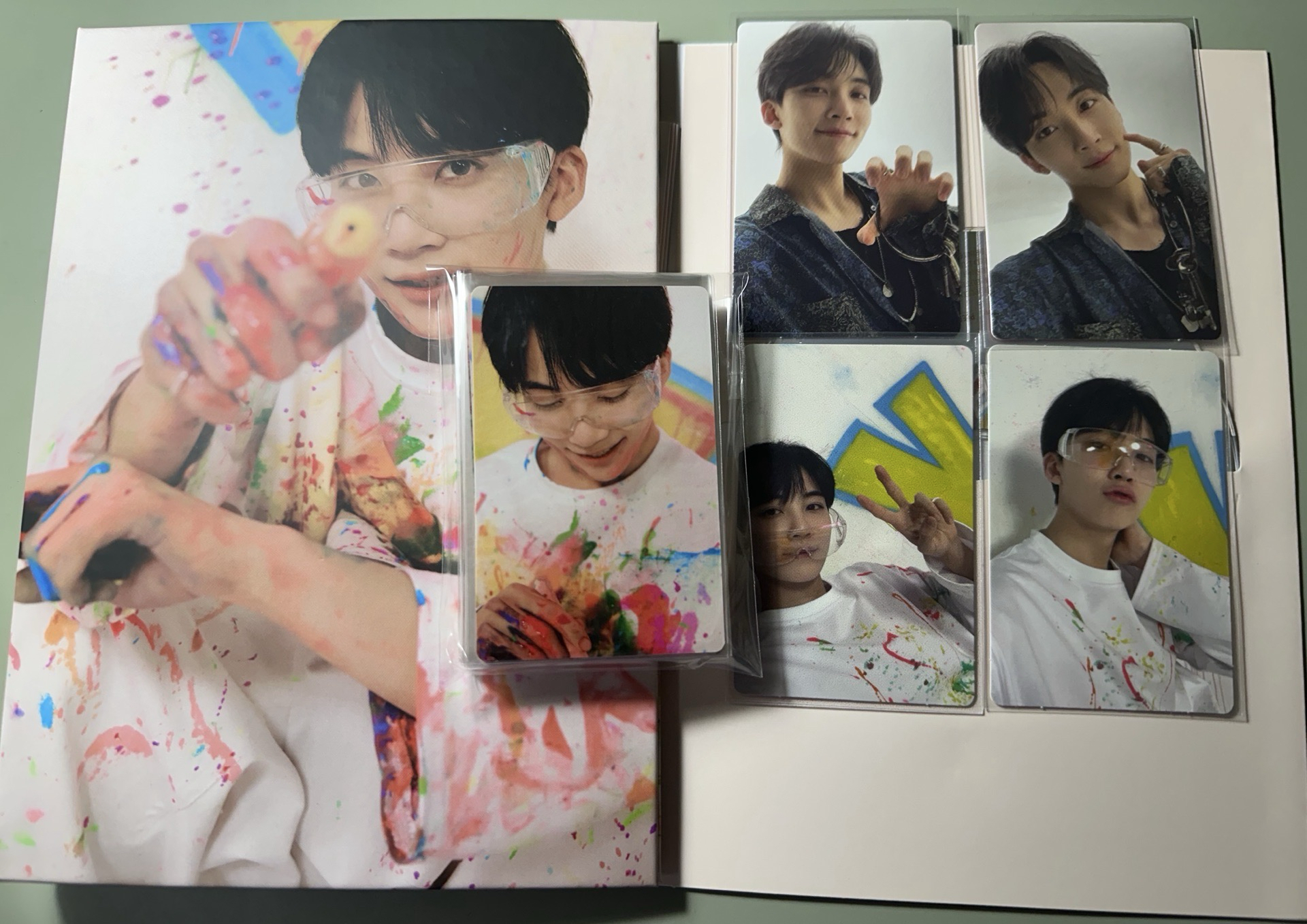 SEVENTEEN FACE THE SUN 克拉盤 油彩盤 全專 淨漢 小卡