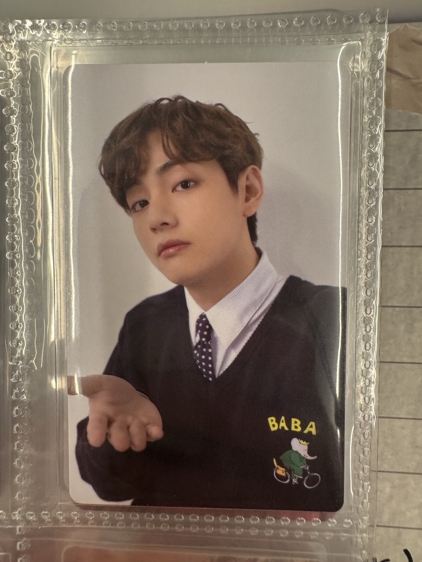 BTS 防彈少年團 金泰亨 V 飛吻泰 小卡 雙面卡