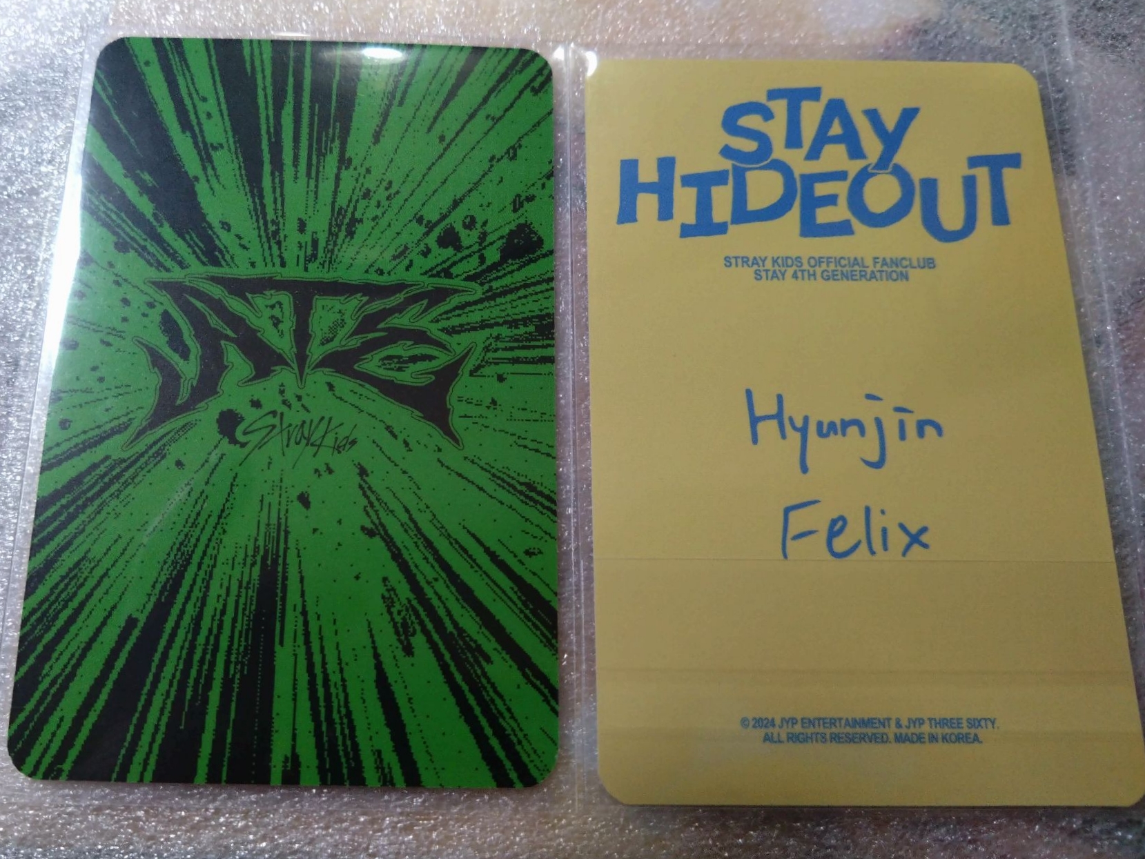 Straykids 辰菲 城菲 雙人卡 隨機卡