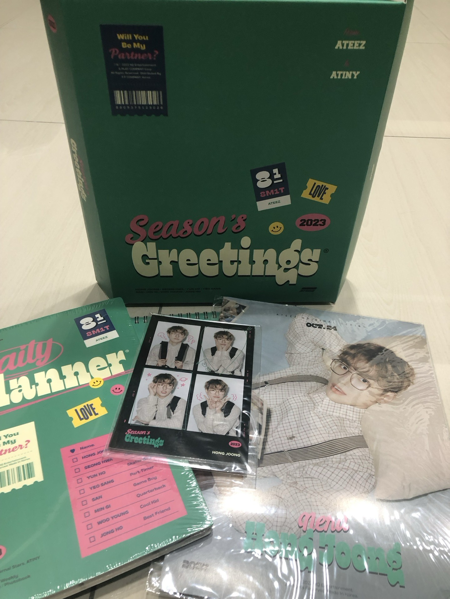 2023年曆組（含鍾浩雙版小卡）