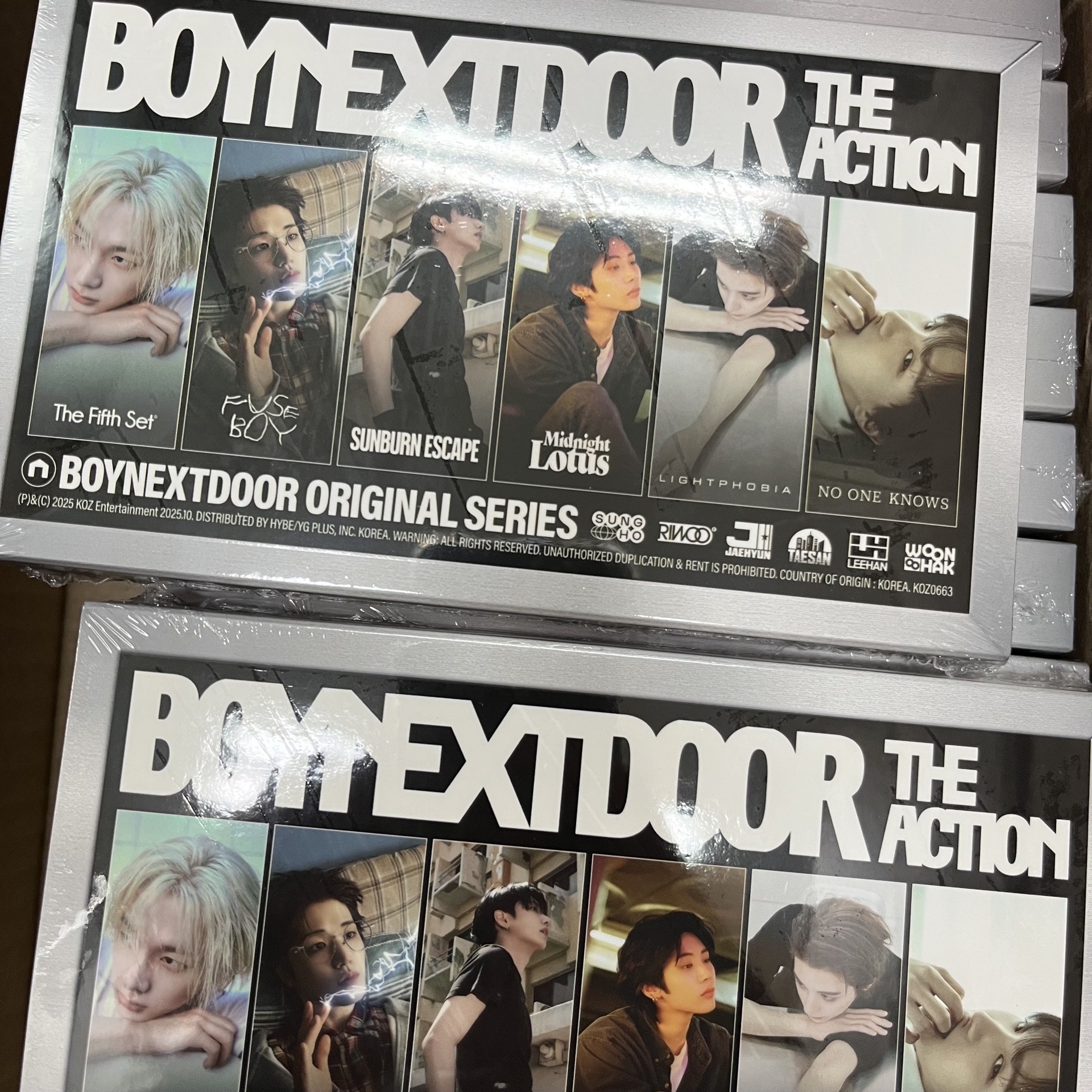 The action 全新未拆單封