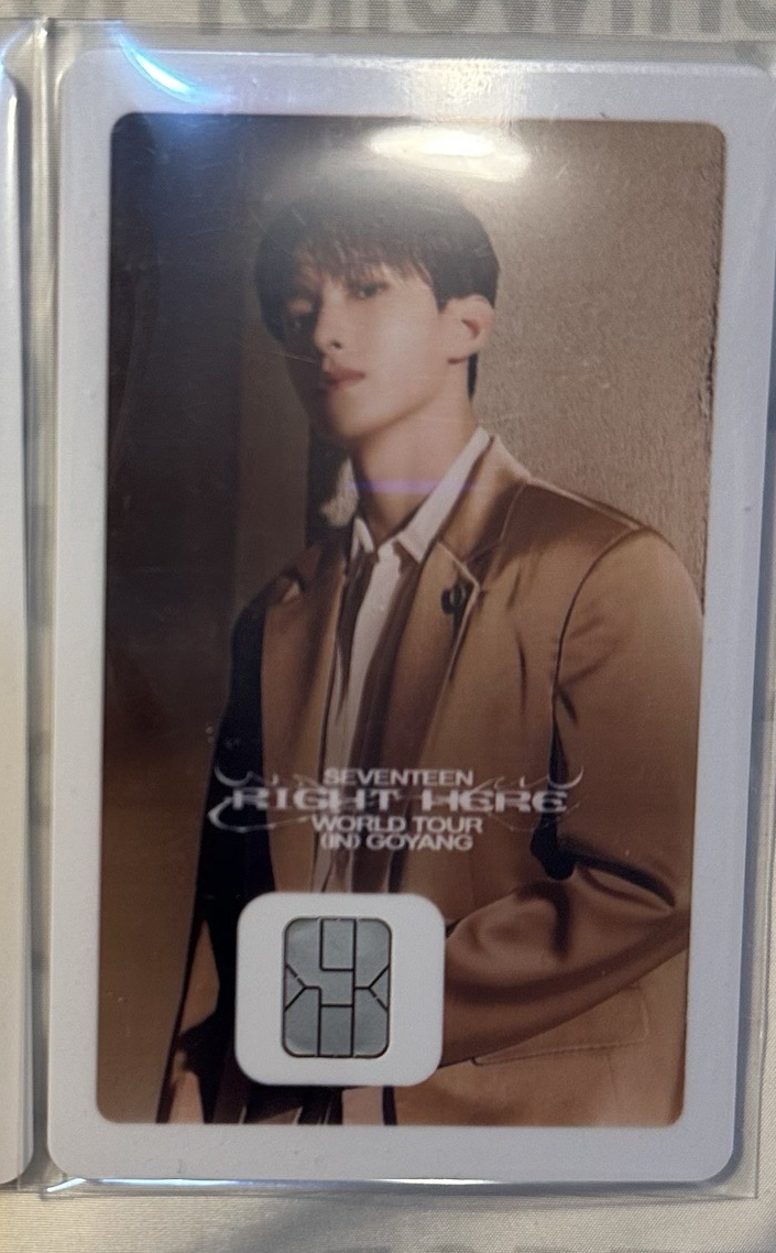 碩 交通卡 SEVENTEEN RIGHT HERE in Goyang