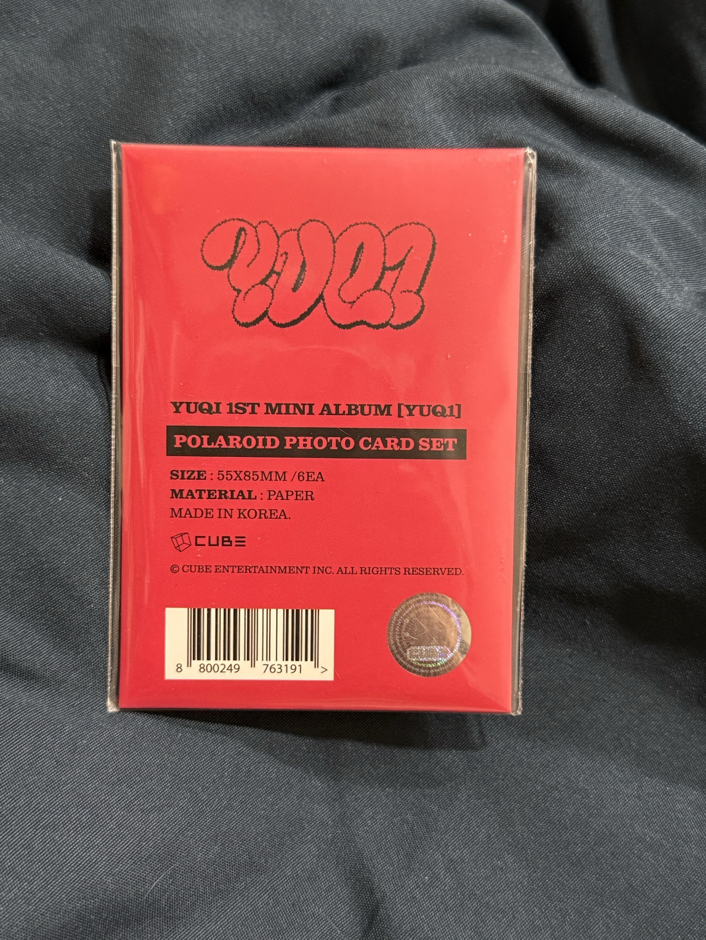 雨琦solo卡包 6張卡不拆