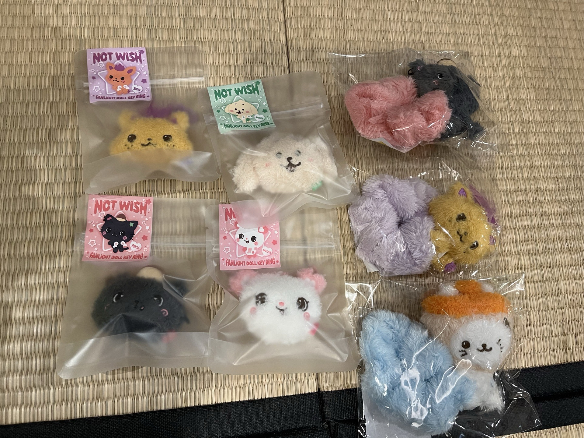NCT WISH一巡周邊 WISH DOLL手燈吊飾/髮圈