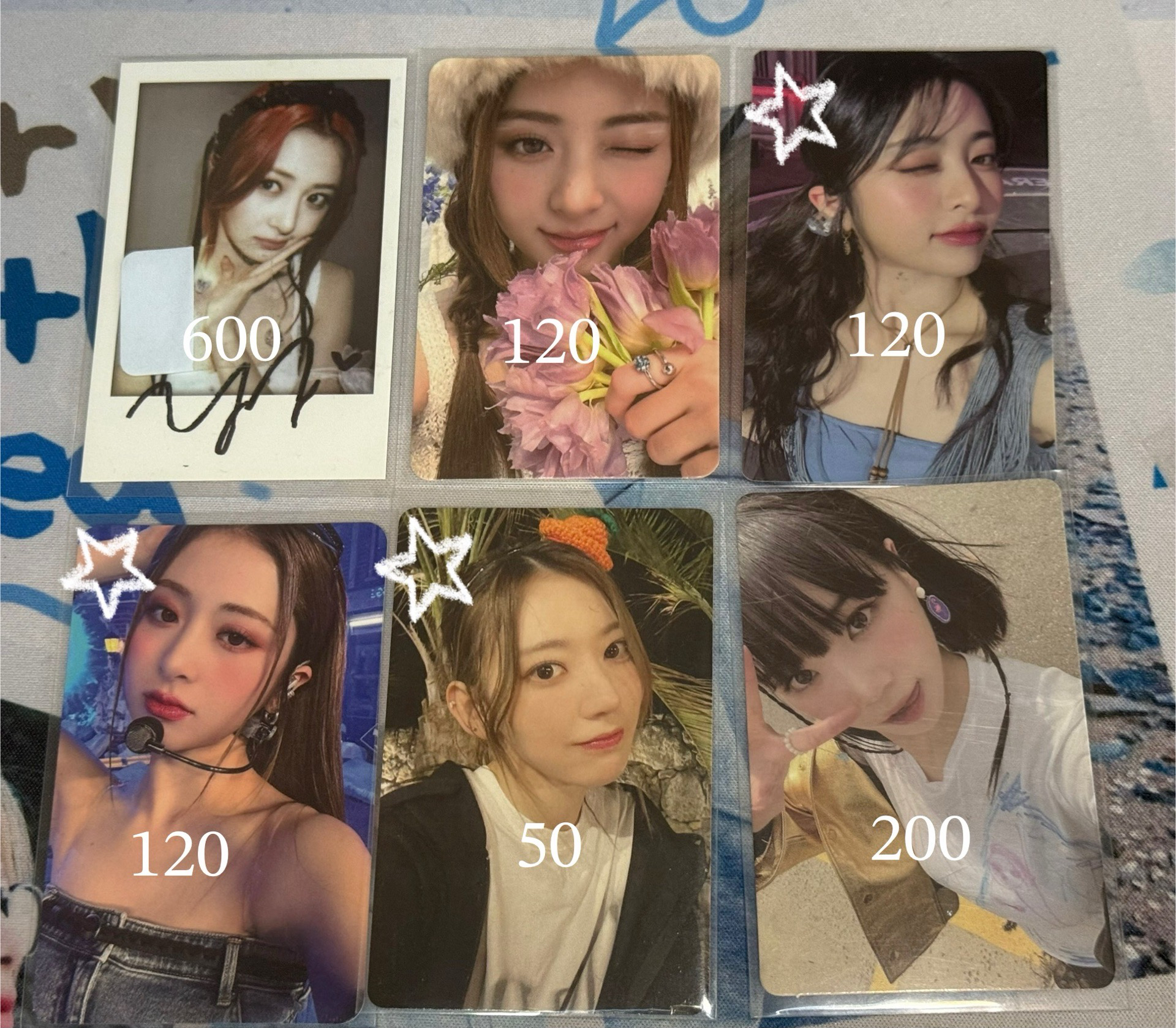 SW拍立得允 拿花允 SW2.0幸運卡允 油管允 濟州島櫻 黃衣采