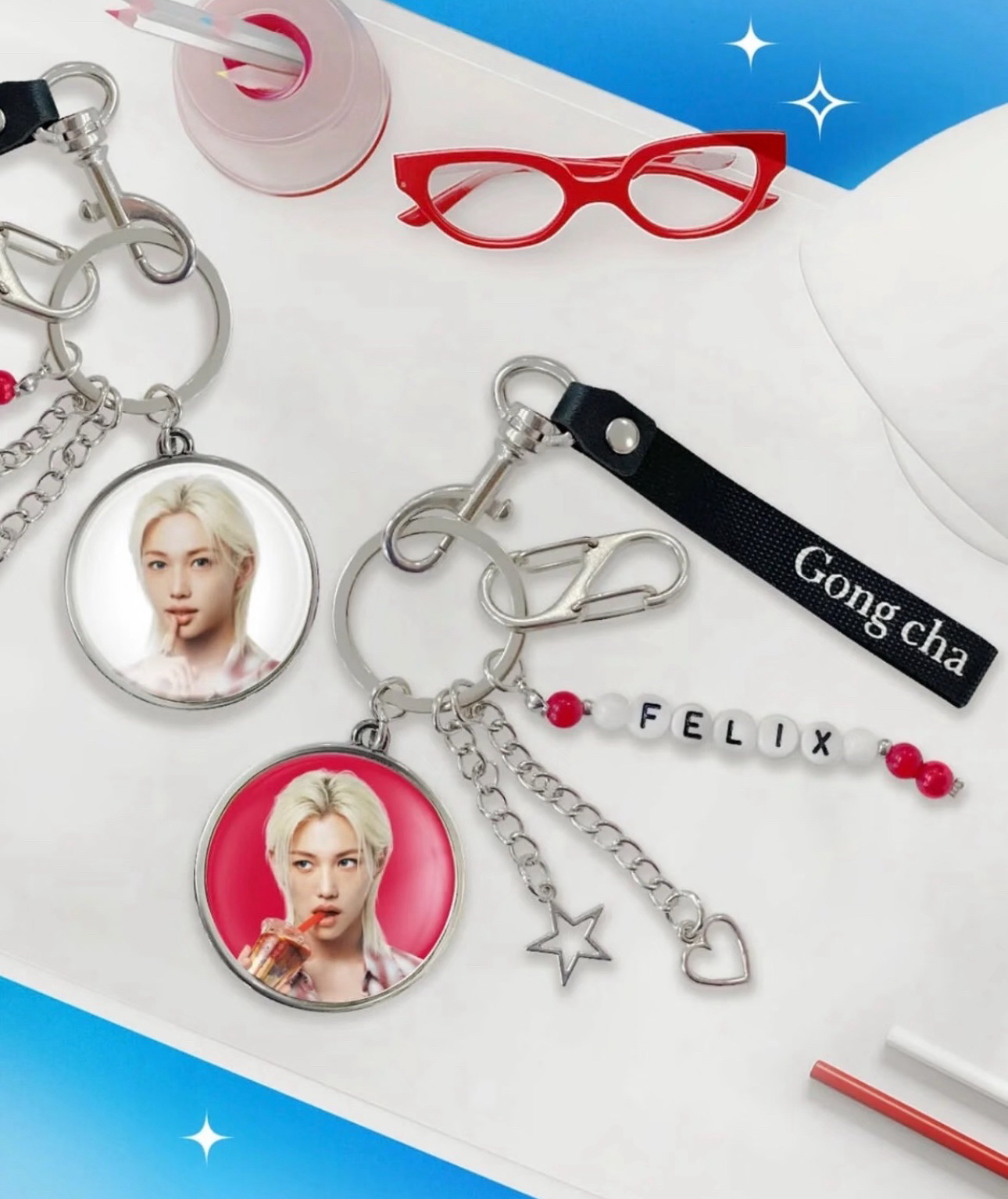 李龍馥 Felix 韓國貢茶聯名吊飾