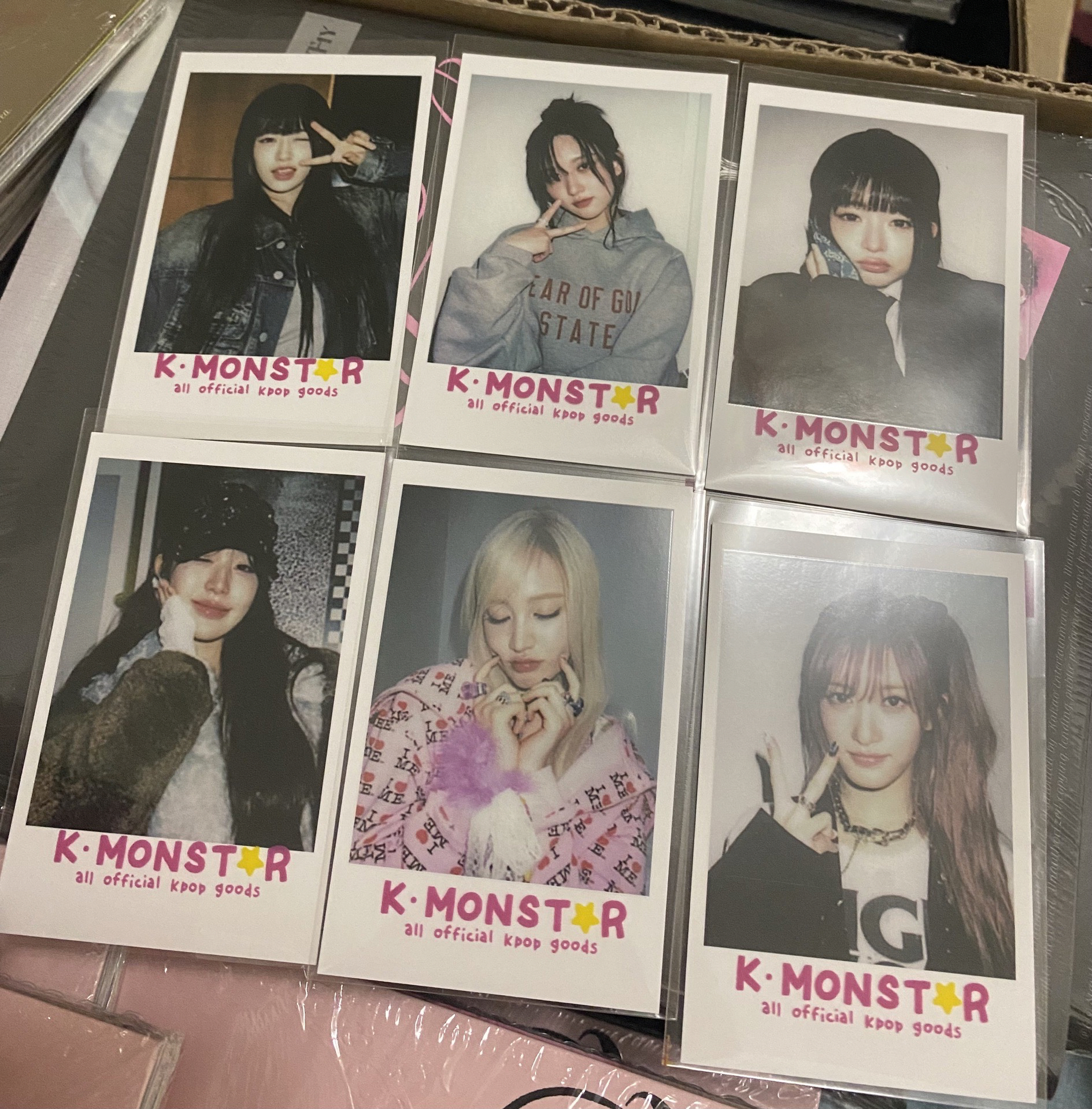 IVE km拍立得一套