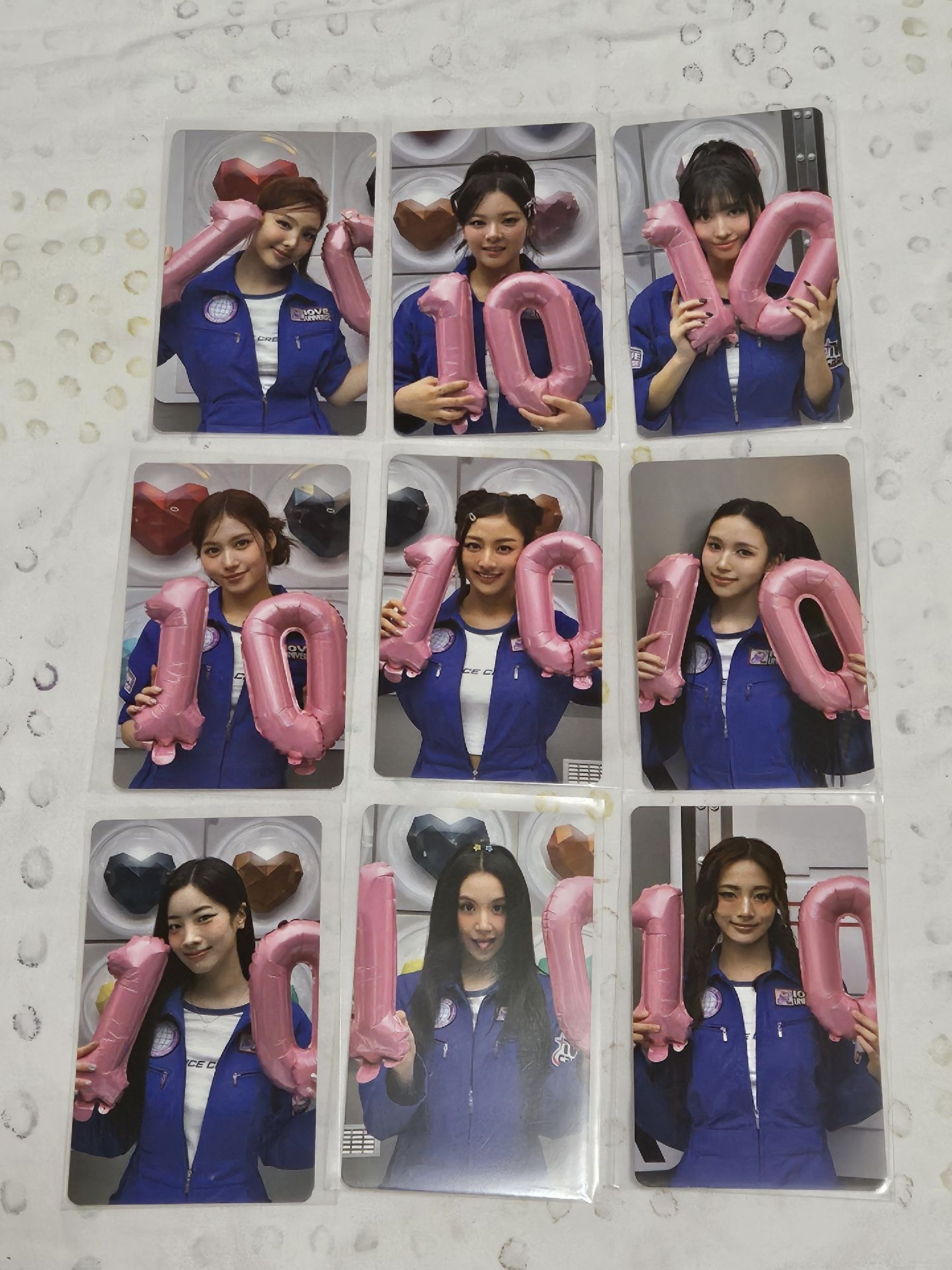 TWICE 十週年快閃店滿額卡 整套