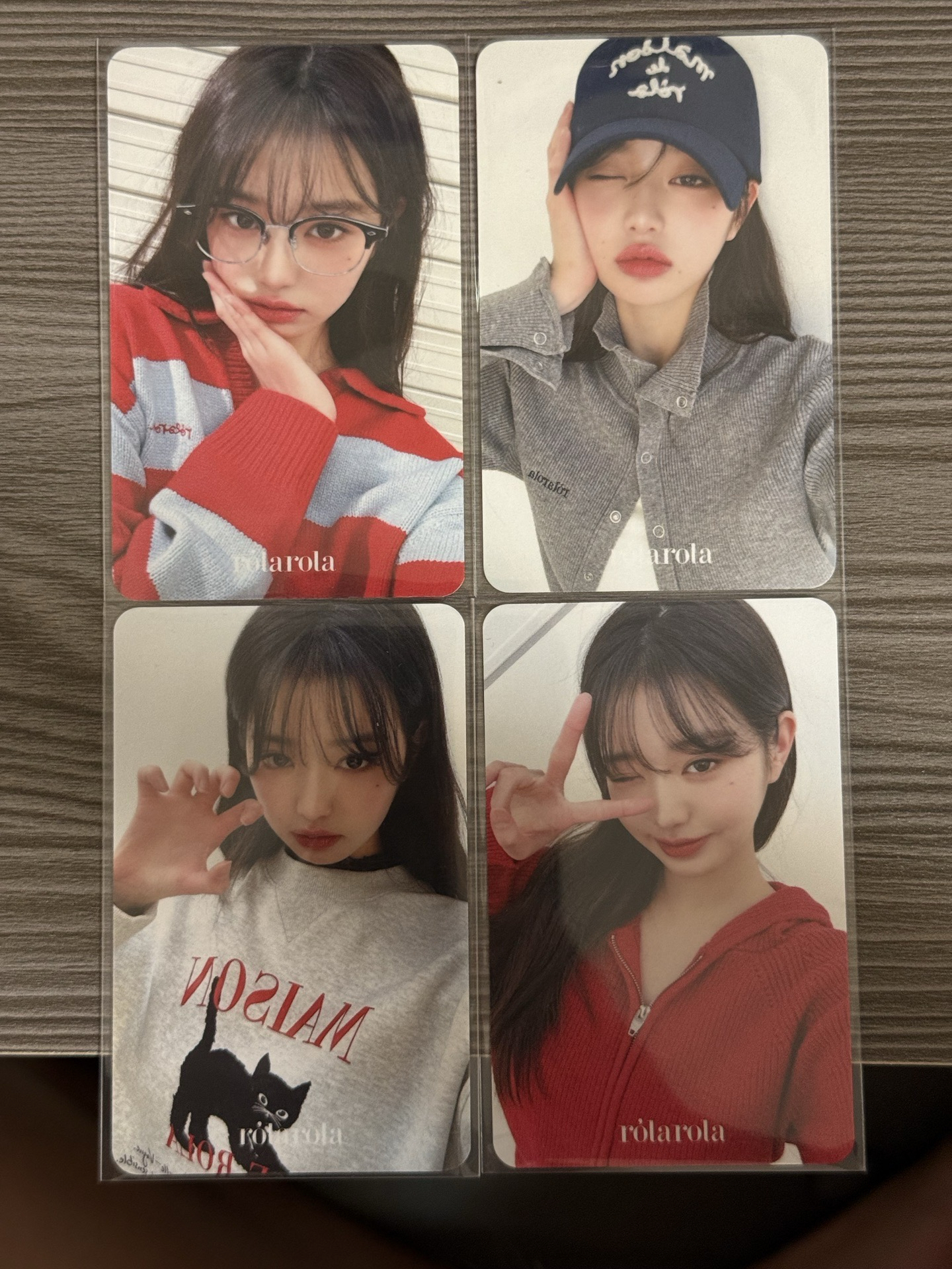 rola rola 代言卡一套 只套出