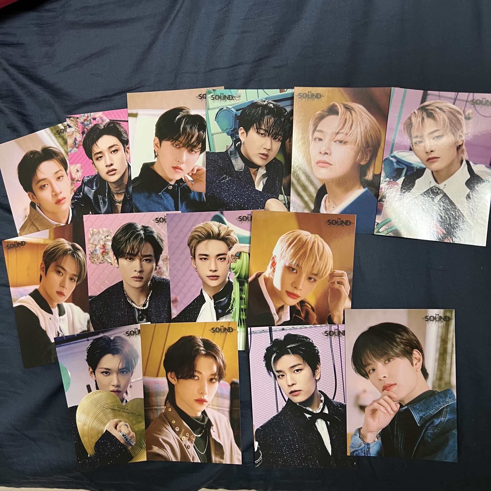 Stray kids 日本 The sound 快閃店 大卡/明信片