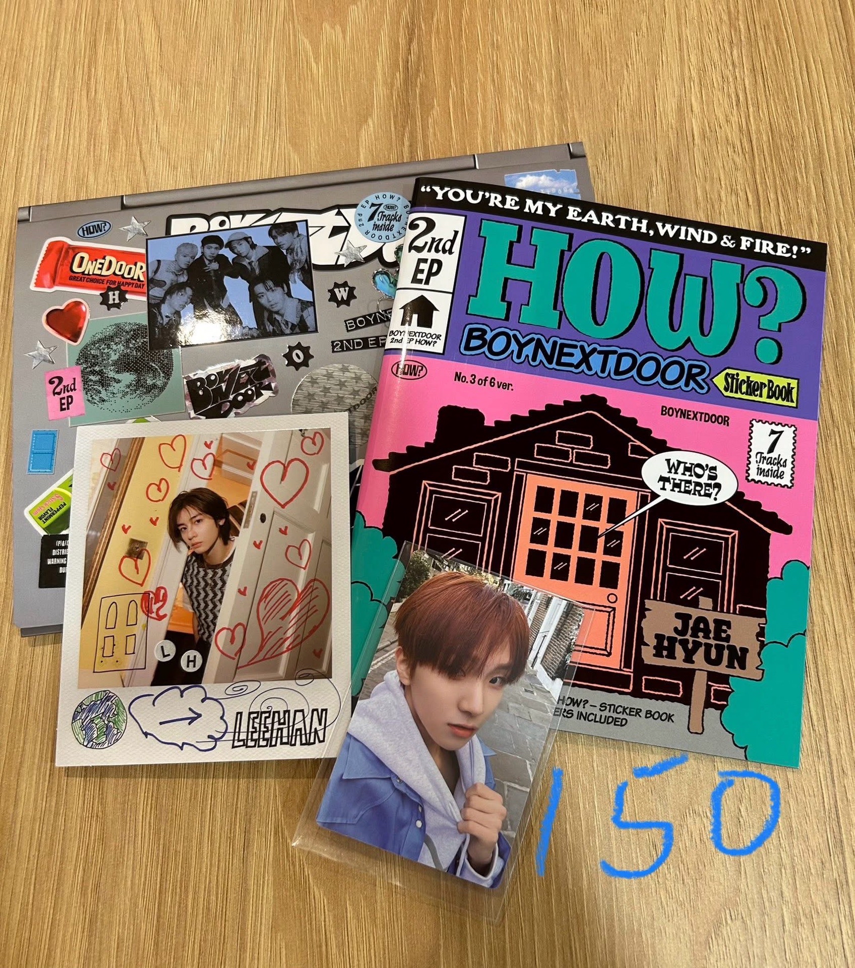 BND boynextdoor  漢泰山 漢東旼 金雲鶴 明宰鉉 金桐儇 李涵 小卡 專 出道專 電子專