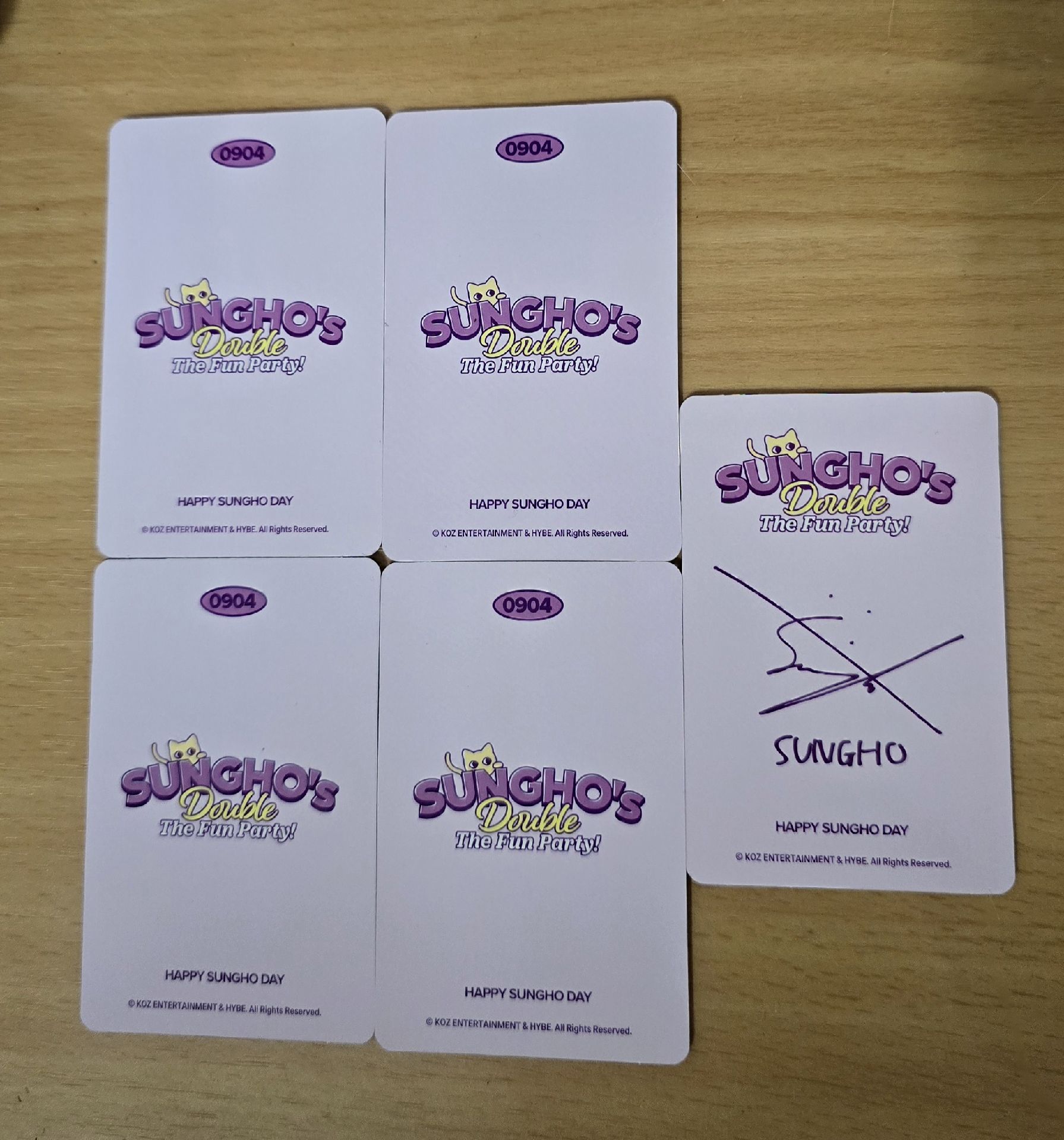 朴成淏SUNGHO20254生日卡包