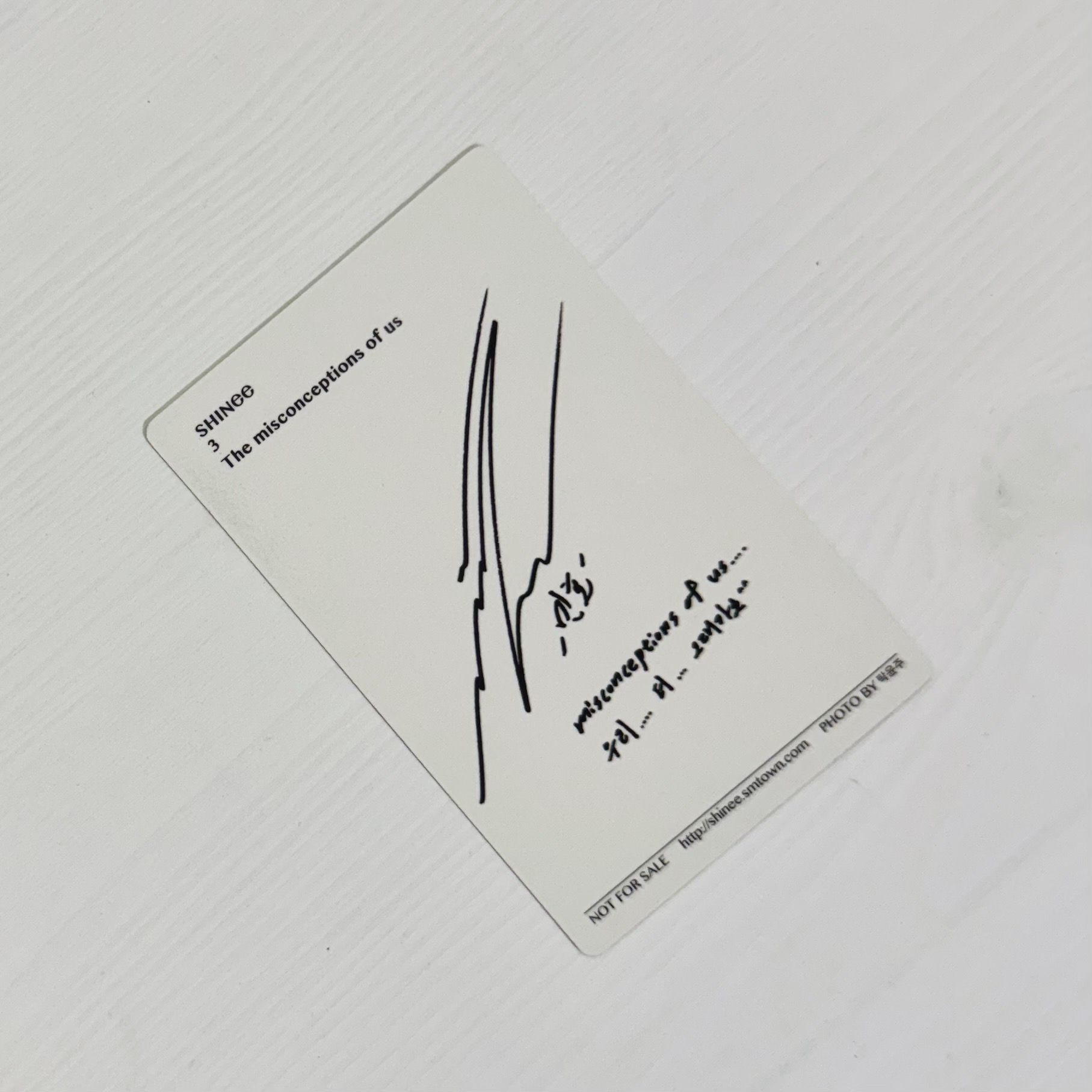 SHINee | MINHO 崔珉豪 專輯卡