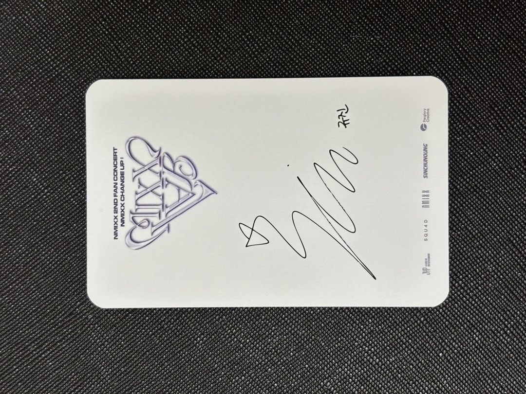 NMIXX 2ND FAN CONCERT IN TAIPEI Day 2 入場卡 圭
