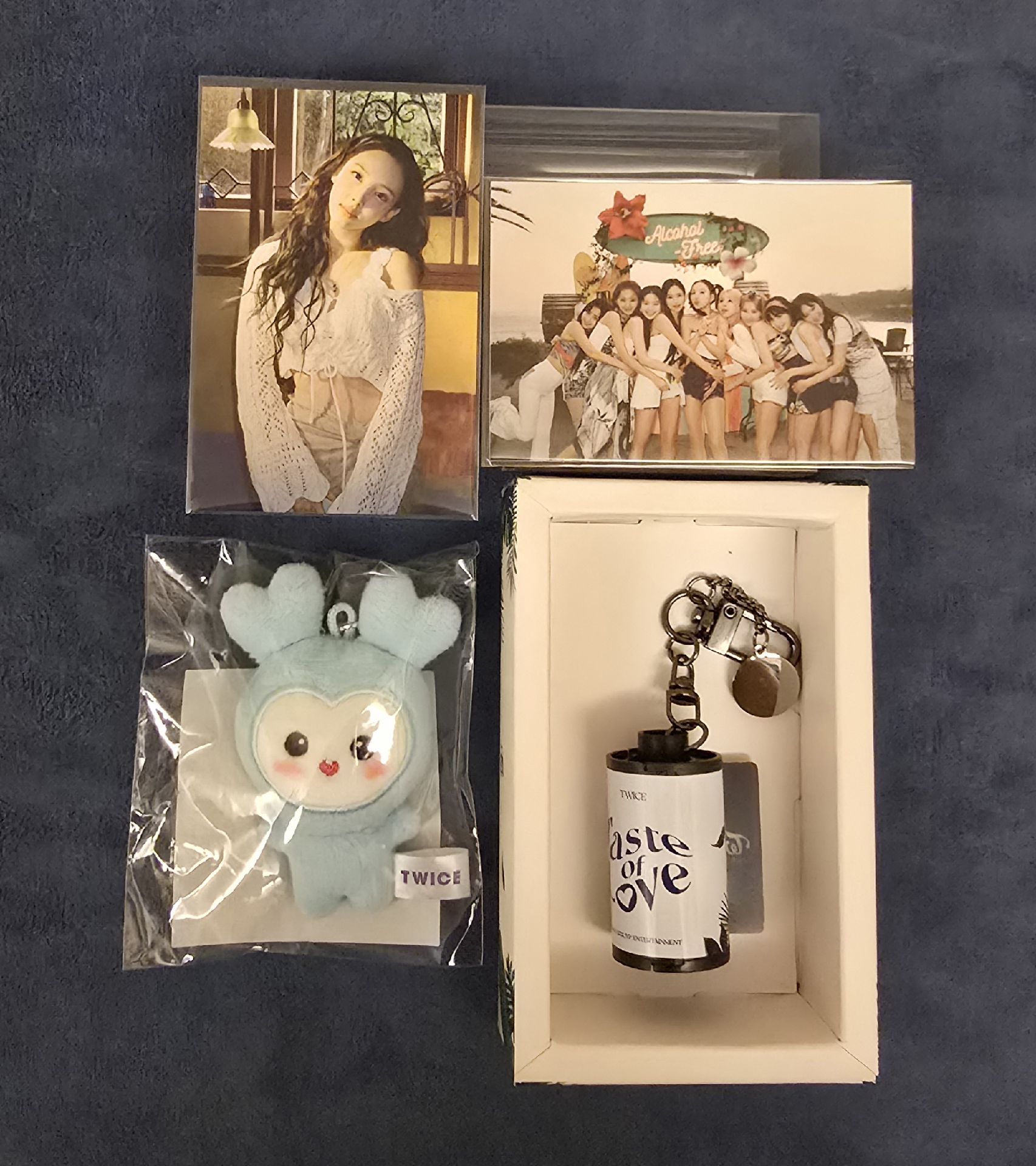 TWICE 娜璉 無酒精鑰匙圈 豆豆眼娃