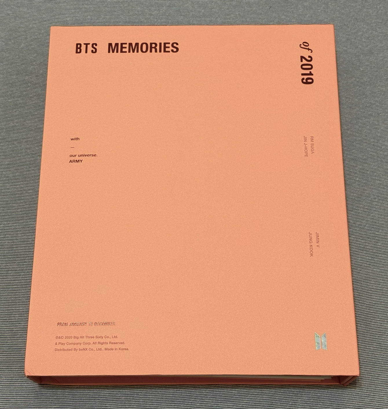 BTS Memories of 2019 回憶錄（無小卡）