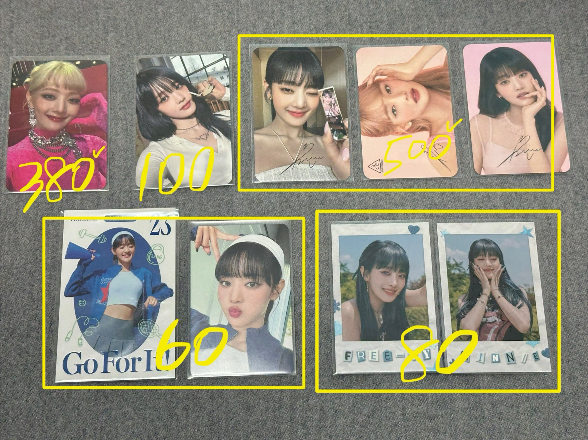 idle Minne 特典/專卡/年曆卡/3ce代言卡