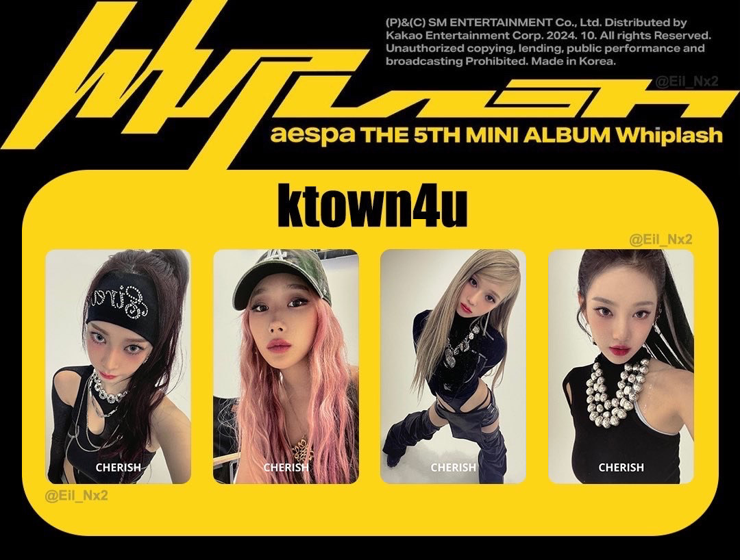 ktown4u 預售特典卡