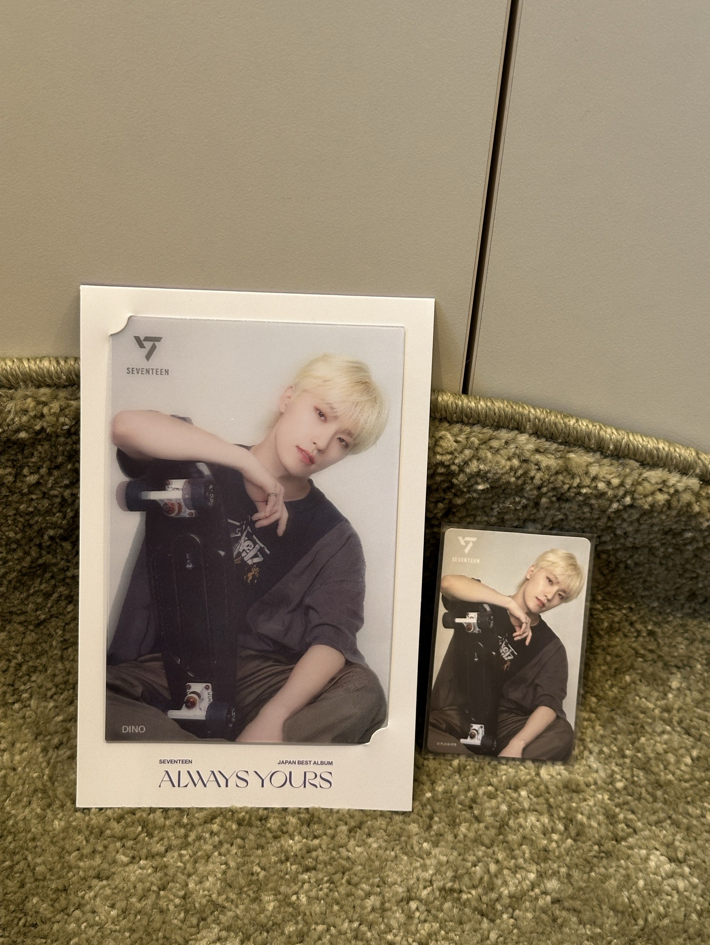 現貨🩷SEVENTEEN ALWAYS YOURS DINO 3D明信片+小卡
