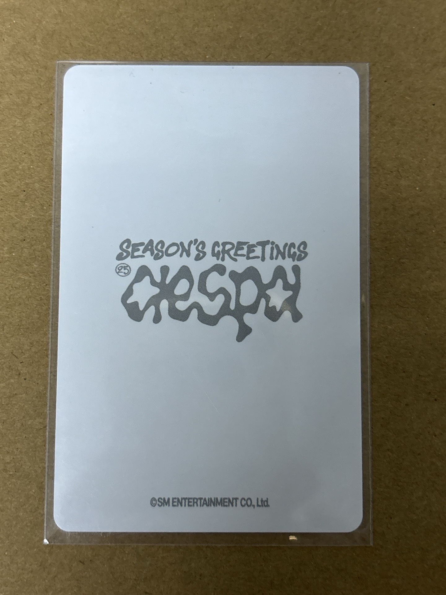 aespa Karina 柚子 2025年曆 隨機卡 後續 B版柚