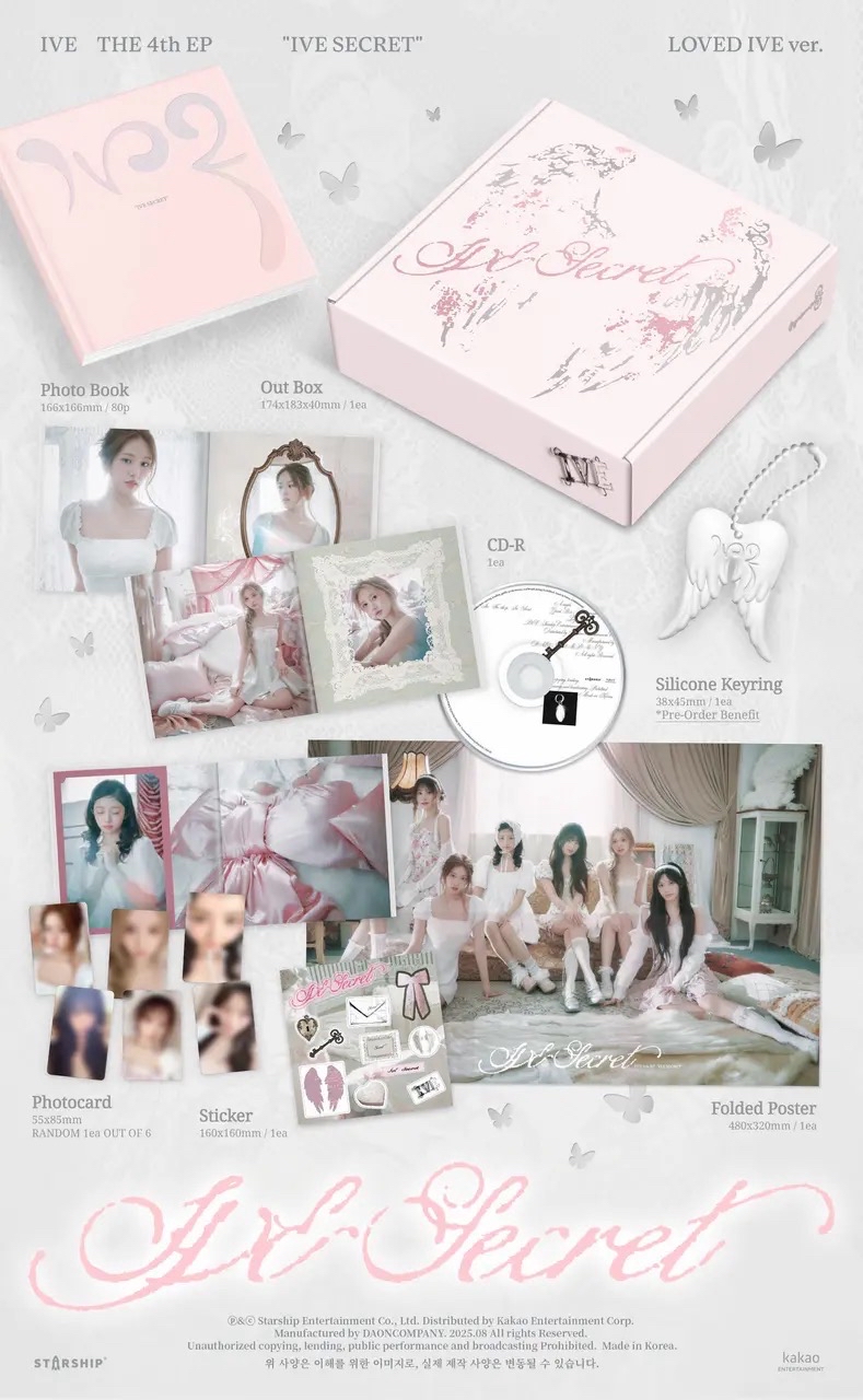 IVE SECRET LOVED IVE ver. 全新未拆專