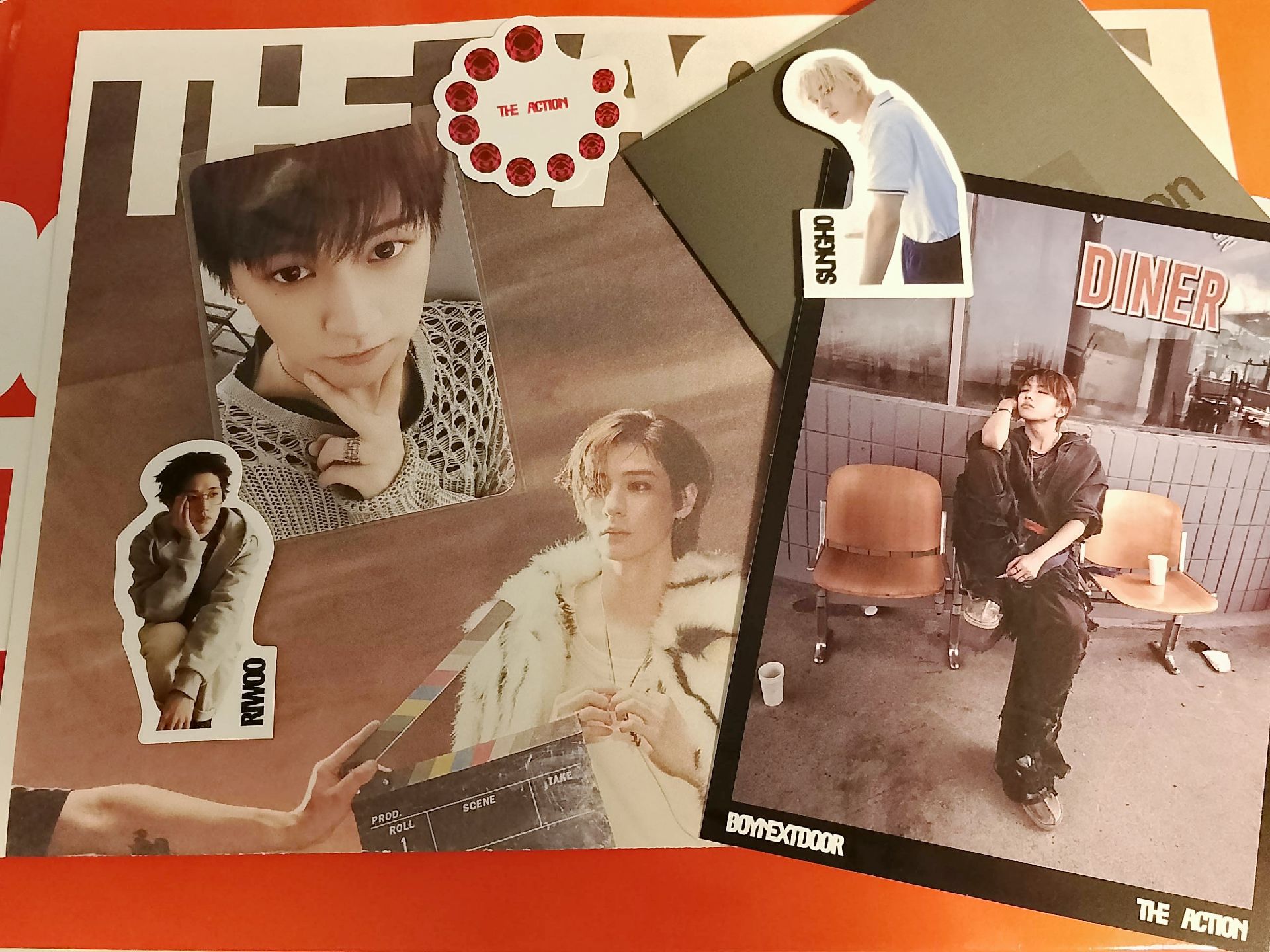［THE ACTION] 紅版已拆全專（riwoo卡）