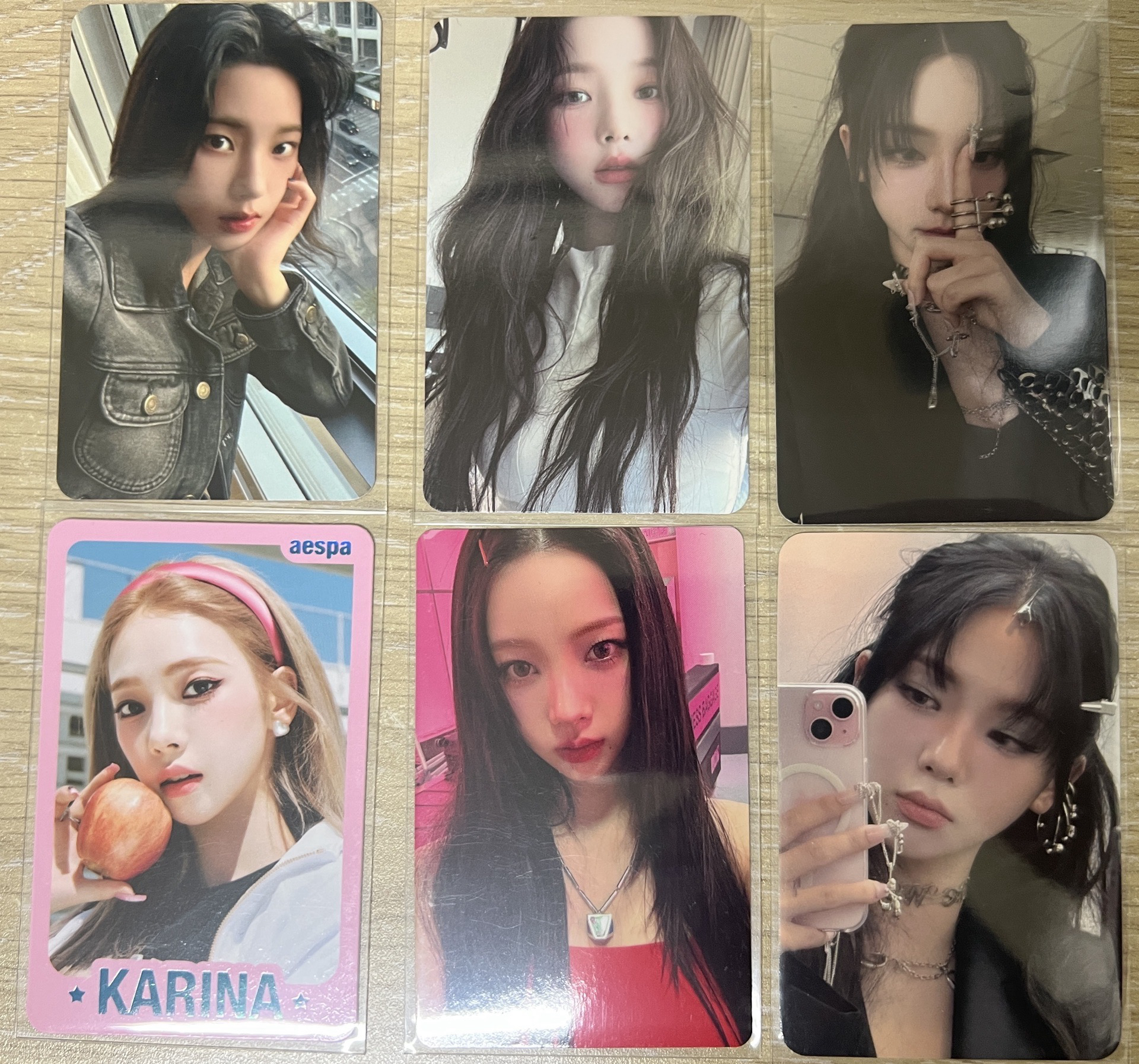 aespa karina 專輯 特典 隨機 小卡