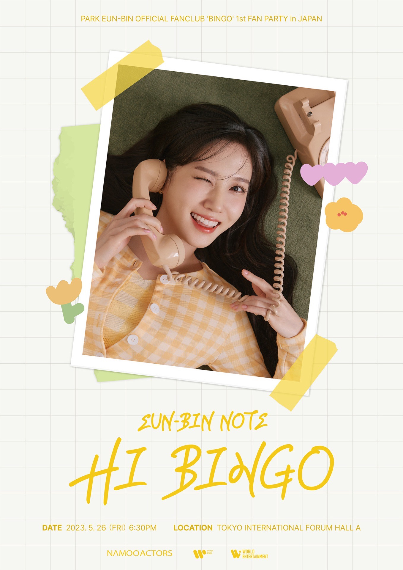 EUNBIN NOTE: HI BINGO in JAPAN