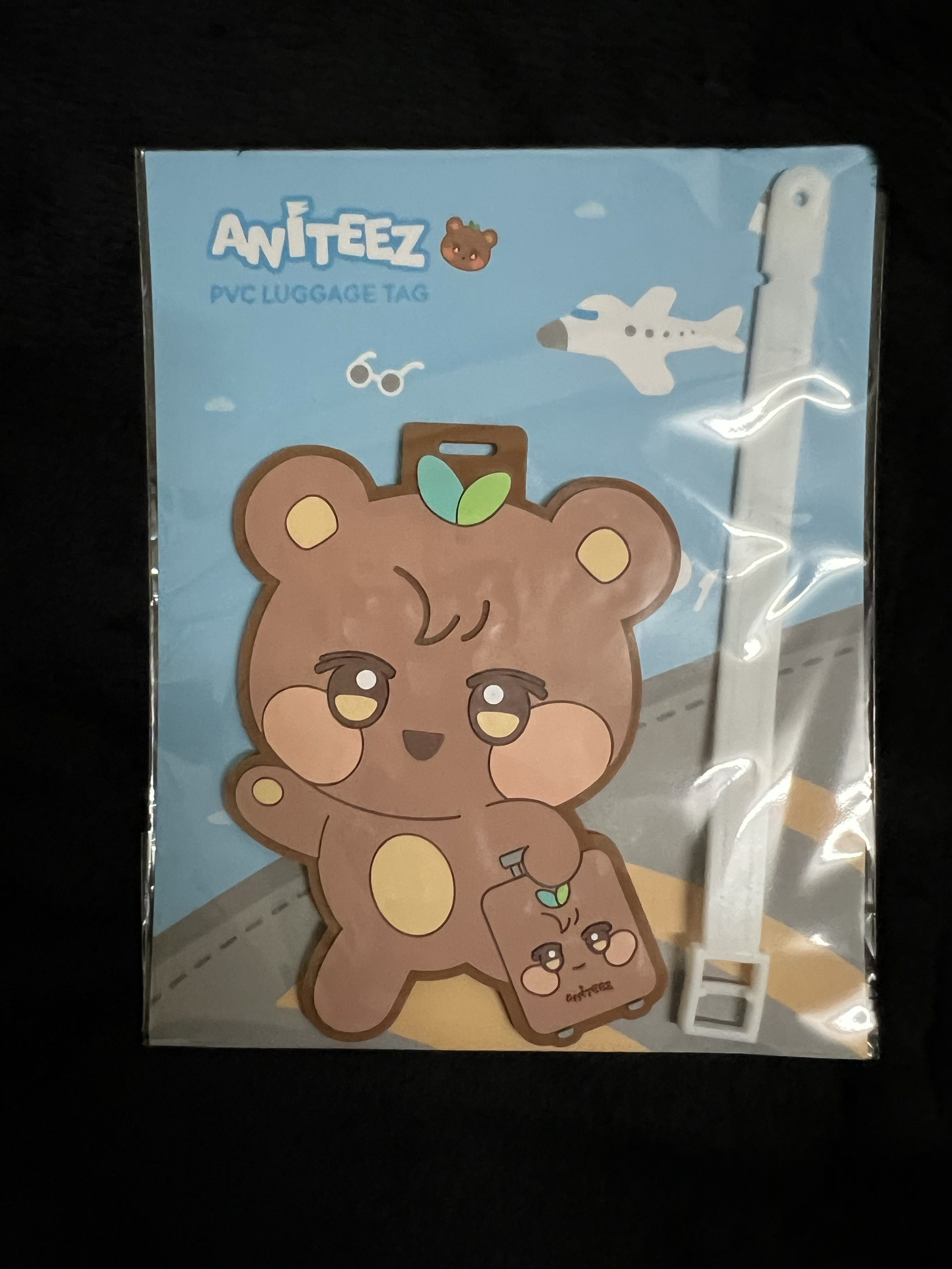 鍾浩🐻ANITEEZ IN THE CALLING 行李吊牌 PVC LUGGAGE TAG(全新未拆含卡)