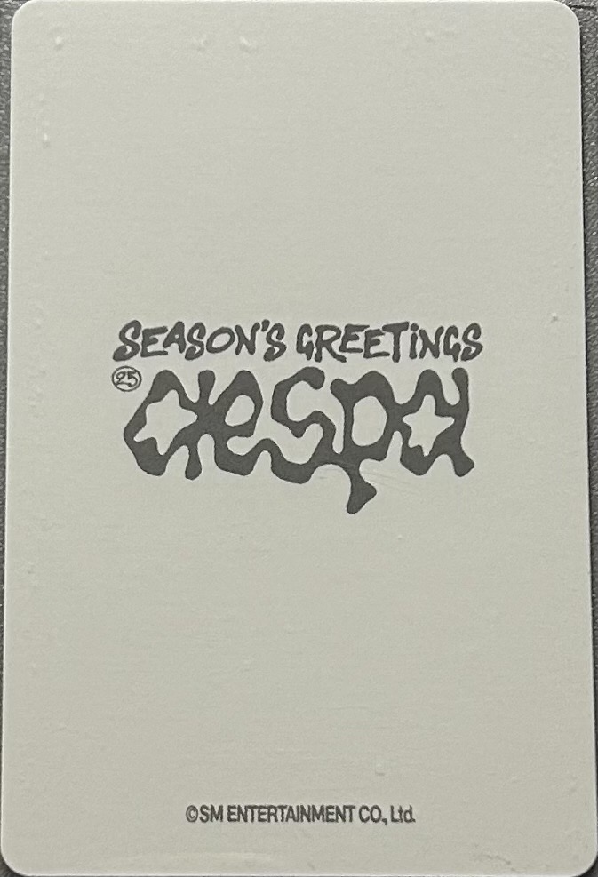 aespa 25年曆固配卡ver.B 寧