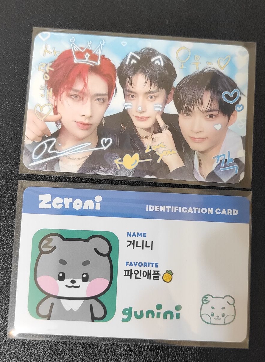 ZB1 | Ricky、韓彬、地雄 | 特典卡 | 下送