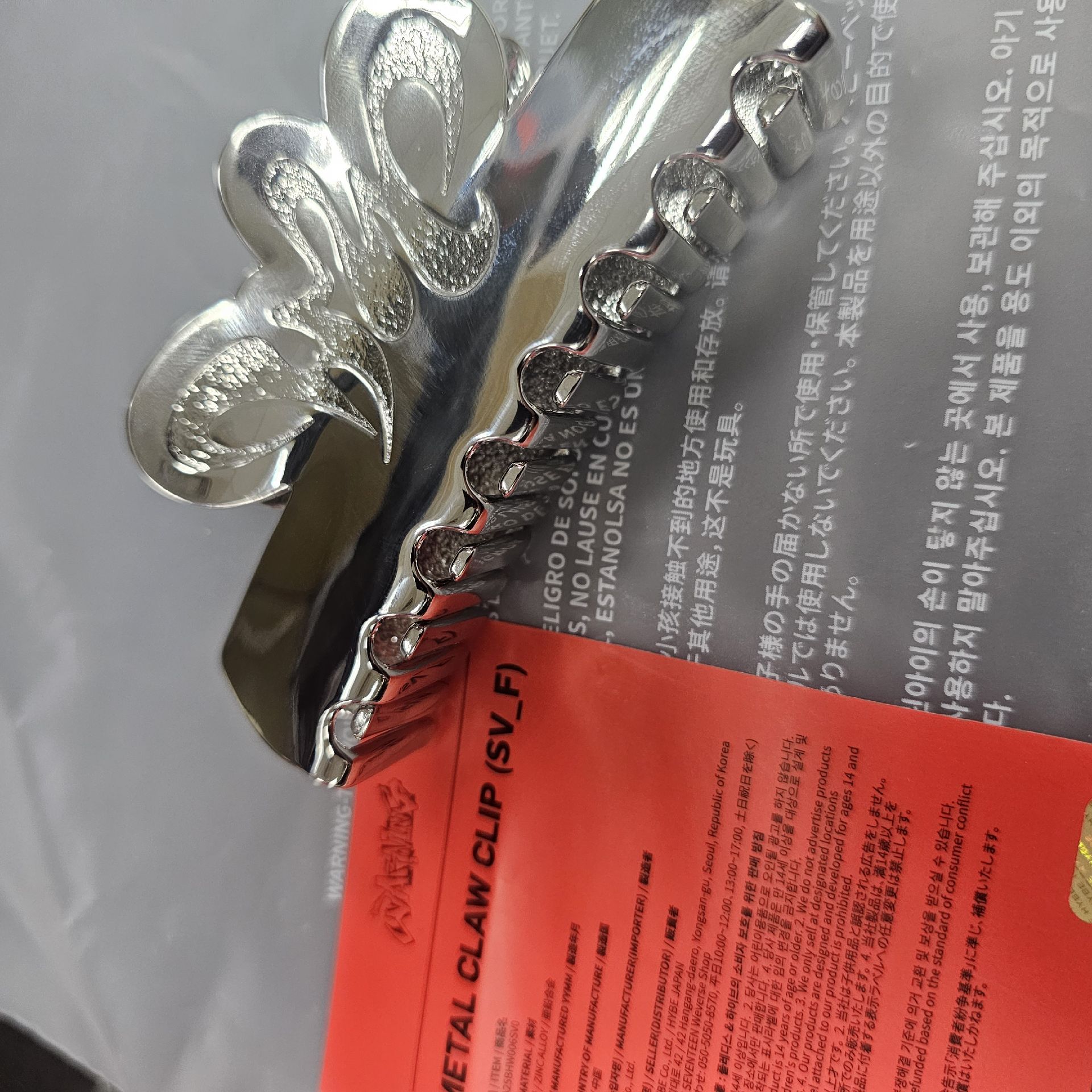 HxW<BEAM> 髮夾 金屬 鯊魚夾