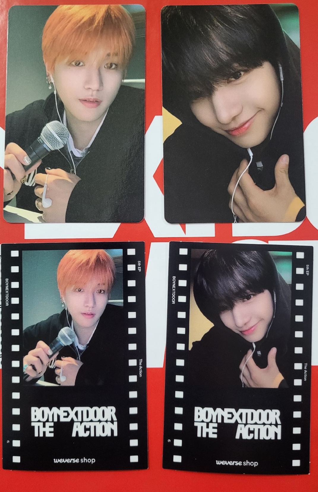 The Action wvs 預售 單封 特典卡+膠卷