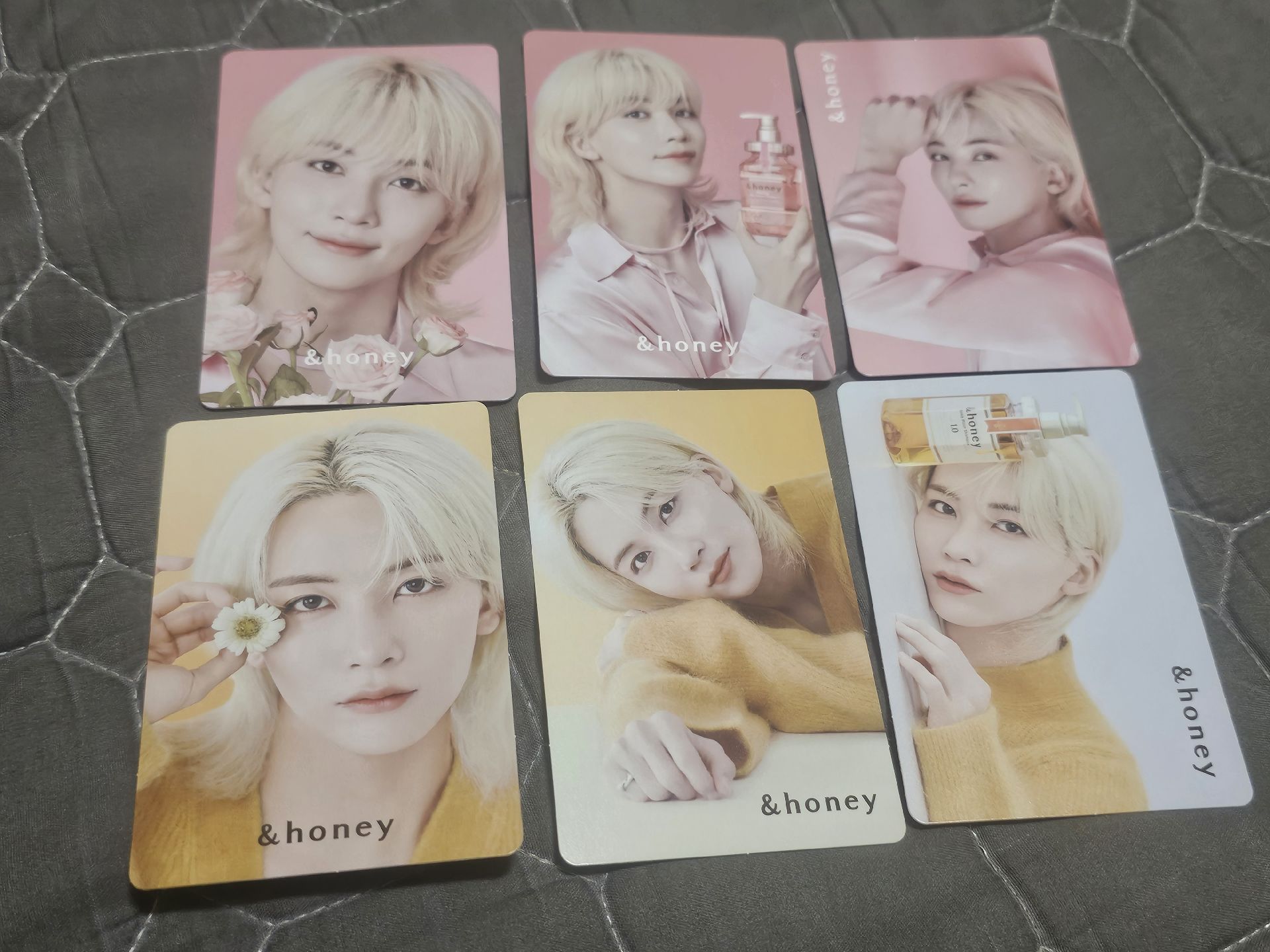 淨漢 &HONEY 代言卡 粉版