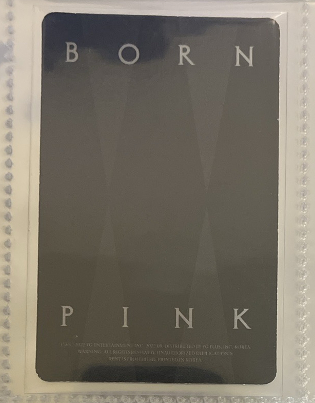 BORN PINK 專輯卡 Digipack B ver.